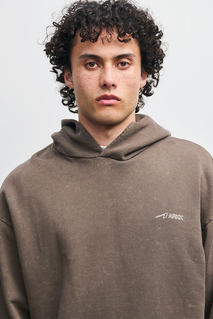 ARKK Apparel ARKK Boxy Hoodie 3.0 | Faded Brown Hoodie