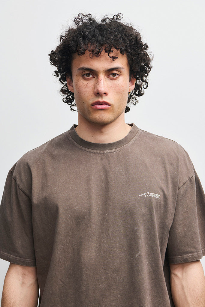 ARKK Apparel ARKK Boxy Tee 3.0 | Faded Brown T-Shirt