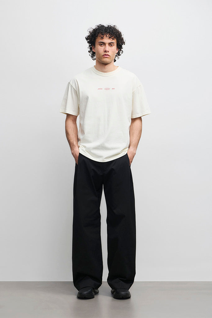 ARKK Apparel ARKK Boxy Tee 5.0 | Antique White Red T-Shirt