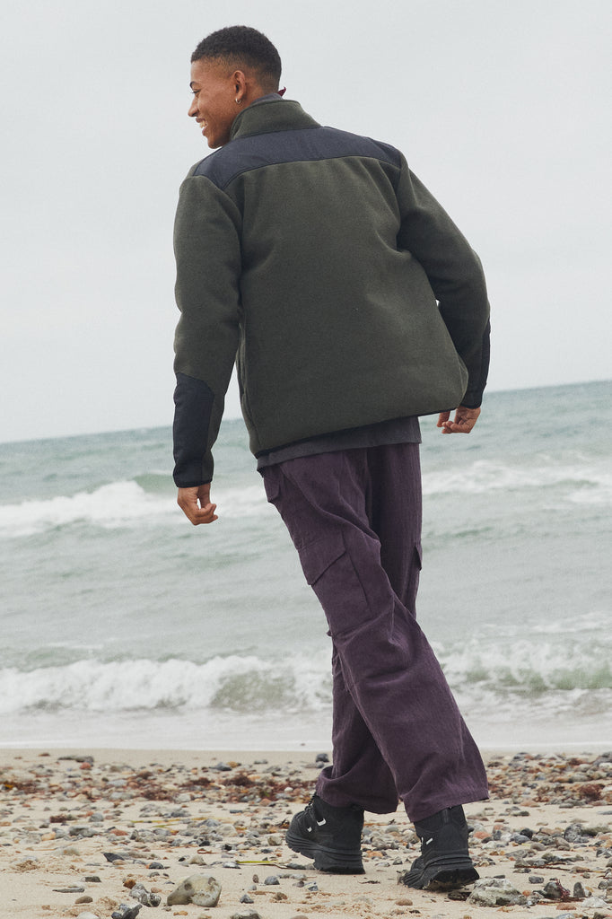 ARKK Apparel ARKK Essential Fleece Jacket | Dark Army Black Fleece Jacket