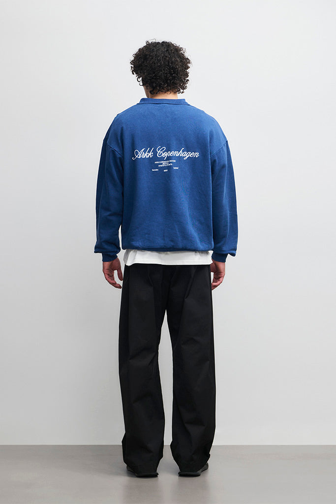 ARKK Apparel ARKK Long Sleeve Polo 2.0 | Vintage Blue Sweatshirt