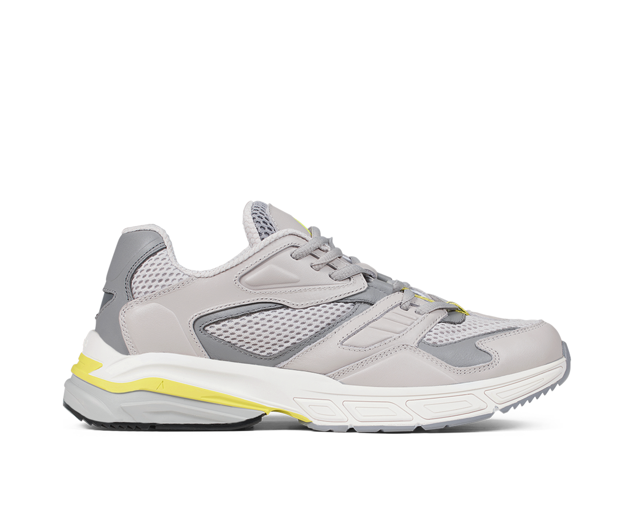 ARKK Collection Gravity Leather Space-R | Vapor Grey Acid Lime | Men Gravity