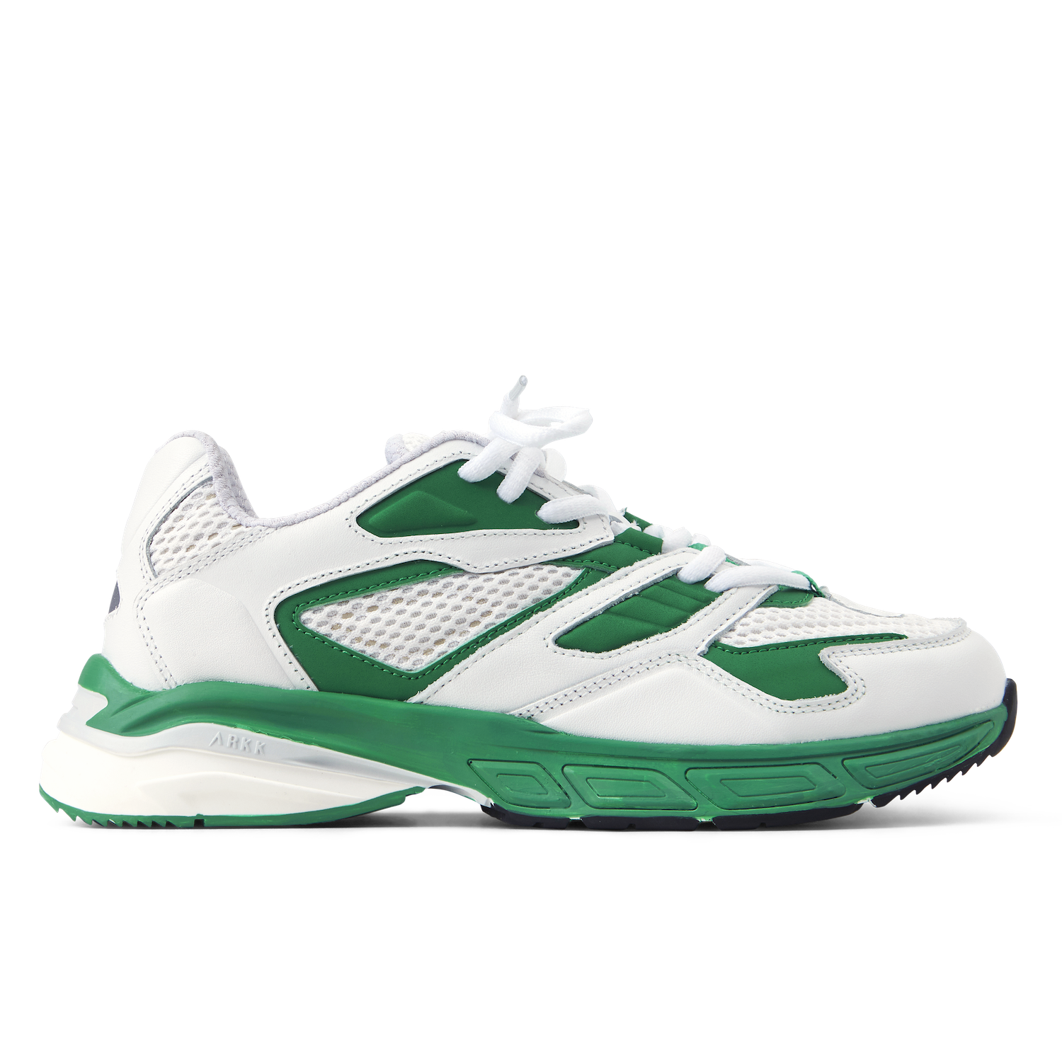ARKK Collection Gravity Leather Space-R | White Green Tambourine | Men Gravity
