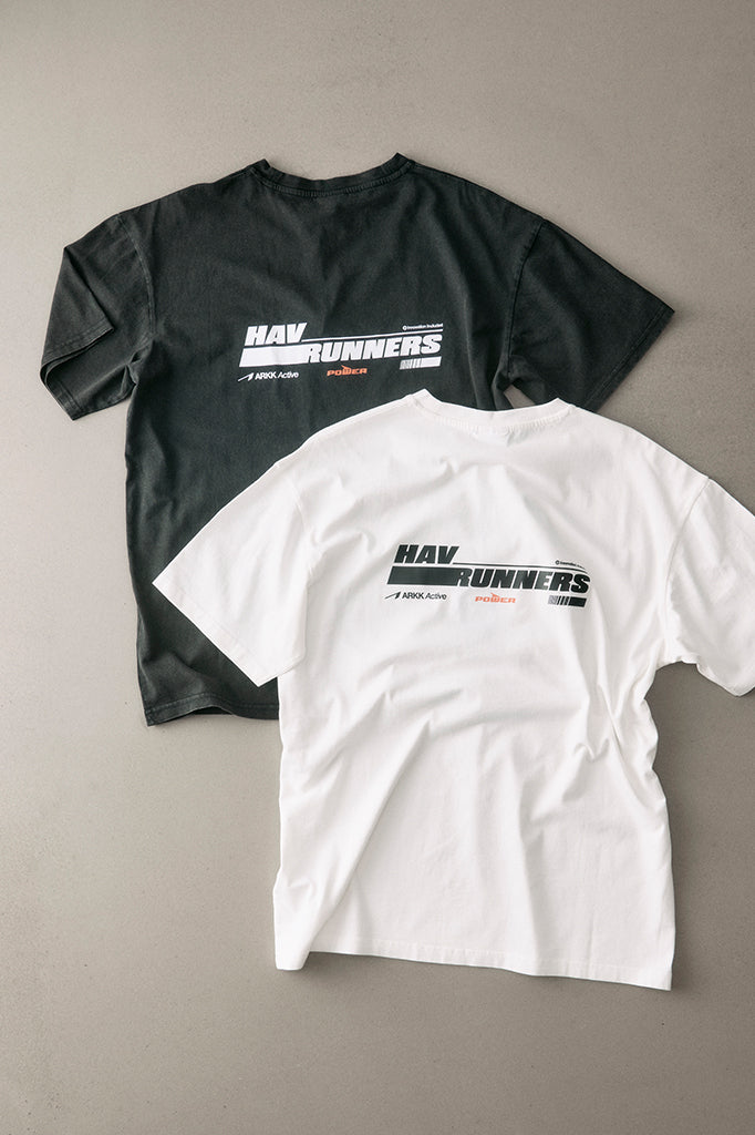 ARKK Apparel HAV Runner Boxy Tee | White T-Shirt