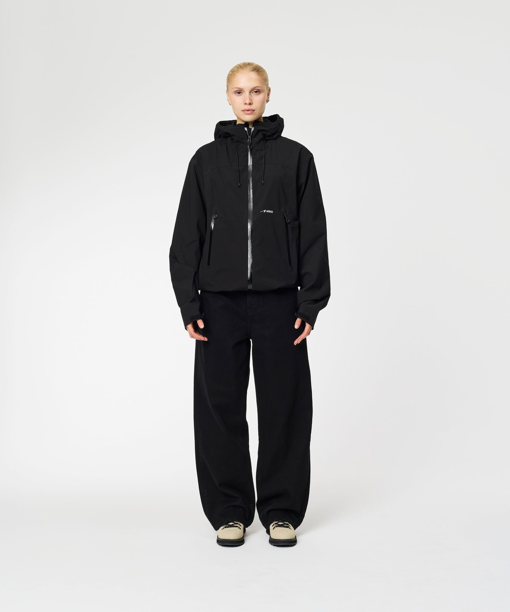 ARKK Apparel Rain Jacket | Black Jacket