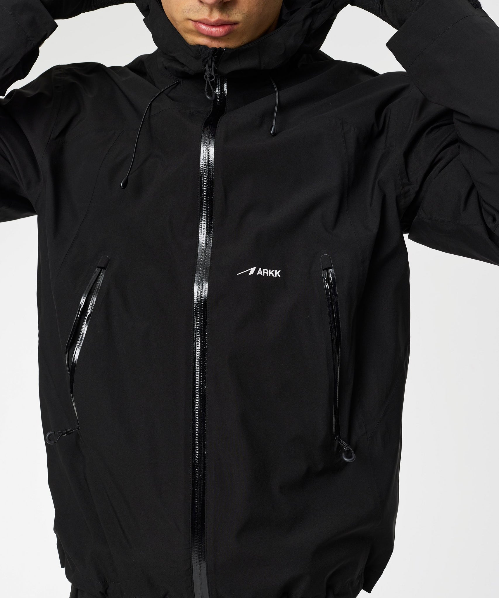 ARKK Apparel Rain Jacket | Black Jacket