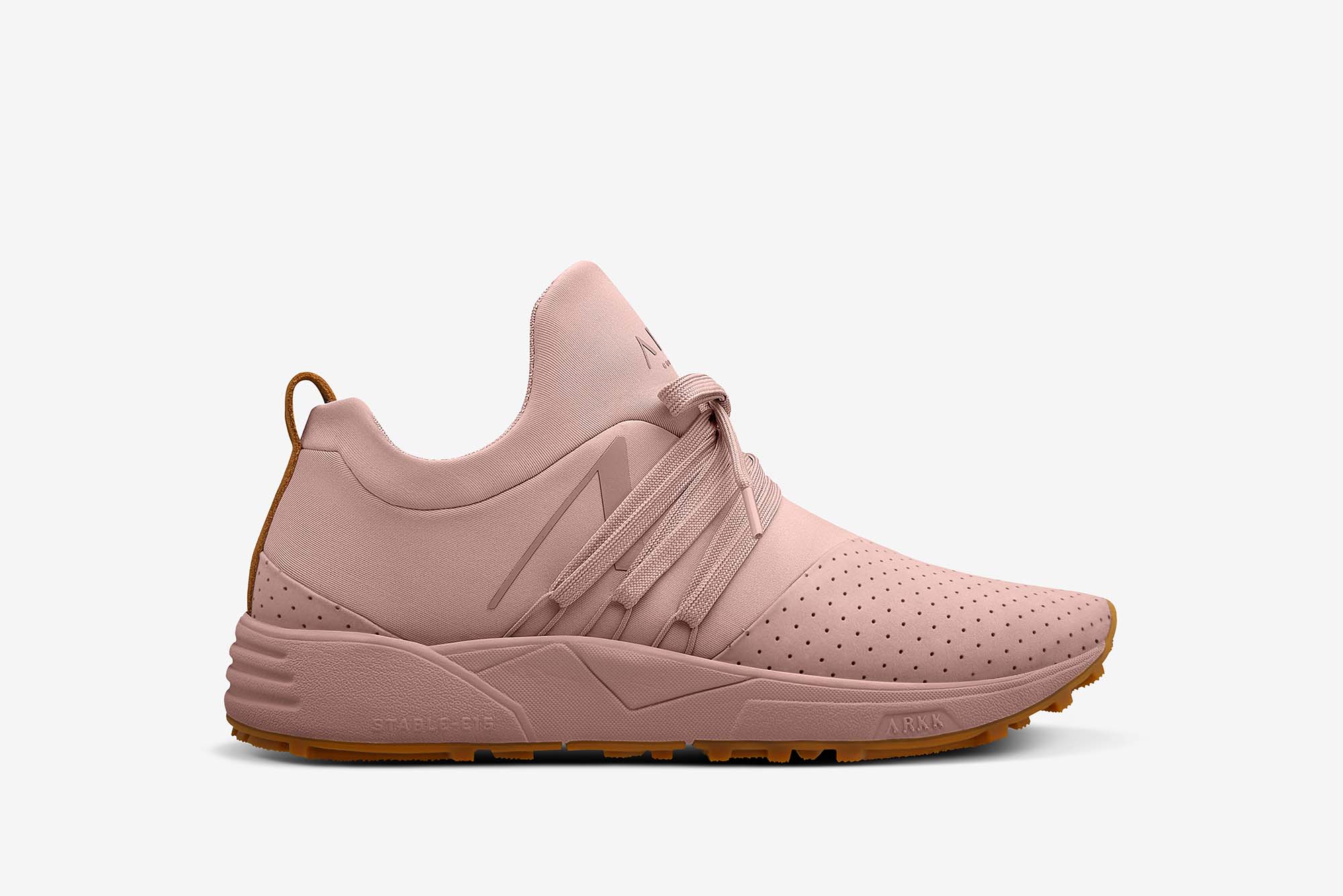 ARKK Collection Raven Nubuck S-E15 Vibram | Misty Rose Brown Gum | Men Raven