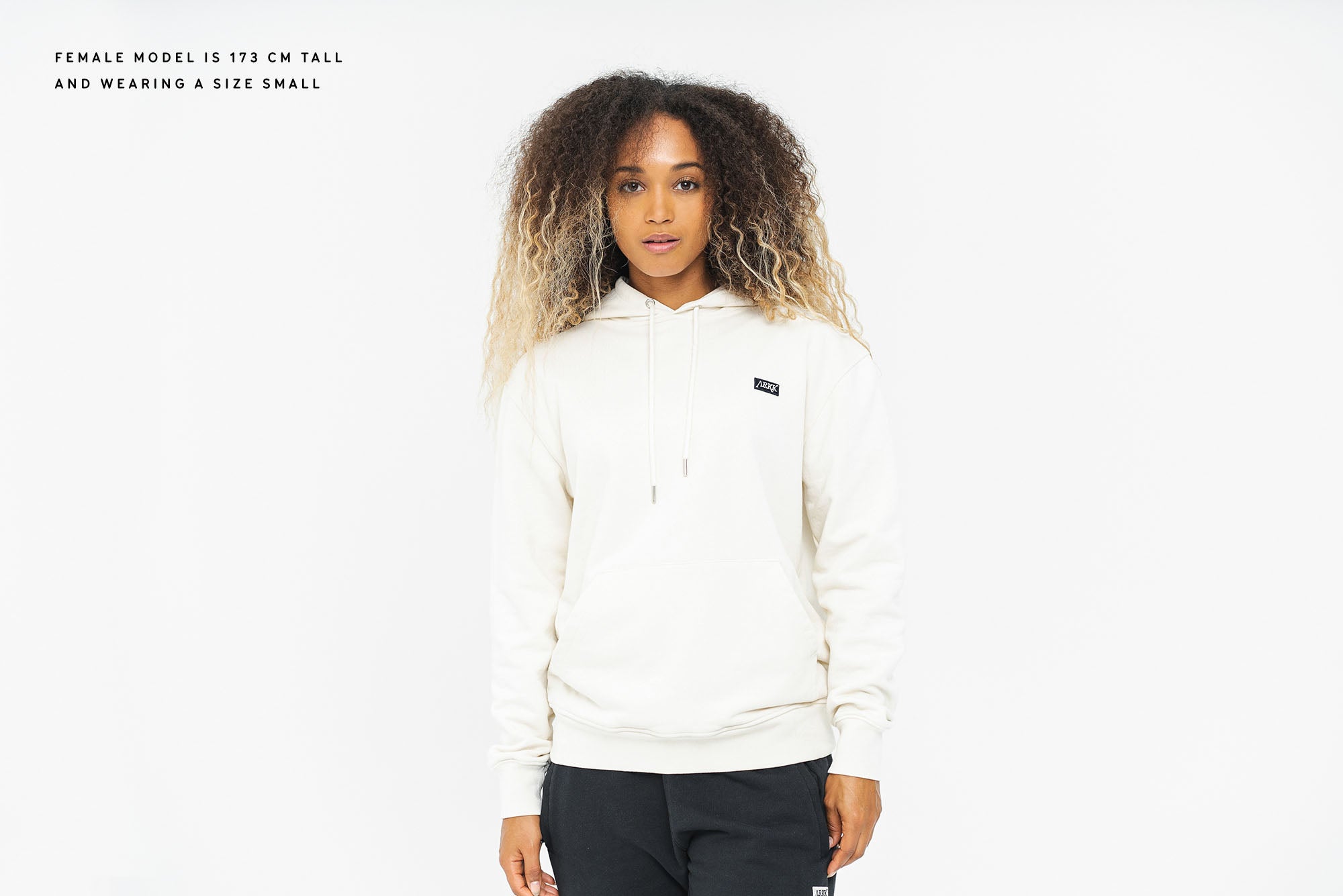 ARKK Apparel ARKK Box Logo Hoodie | Winther White Hoodie