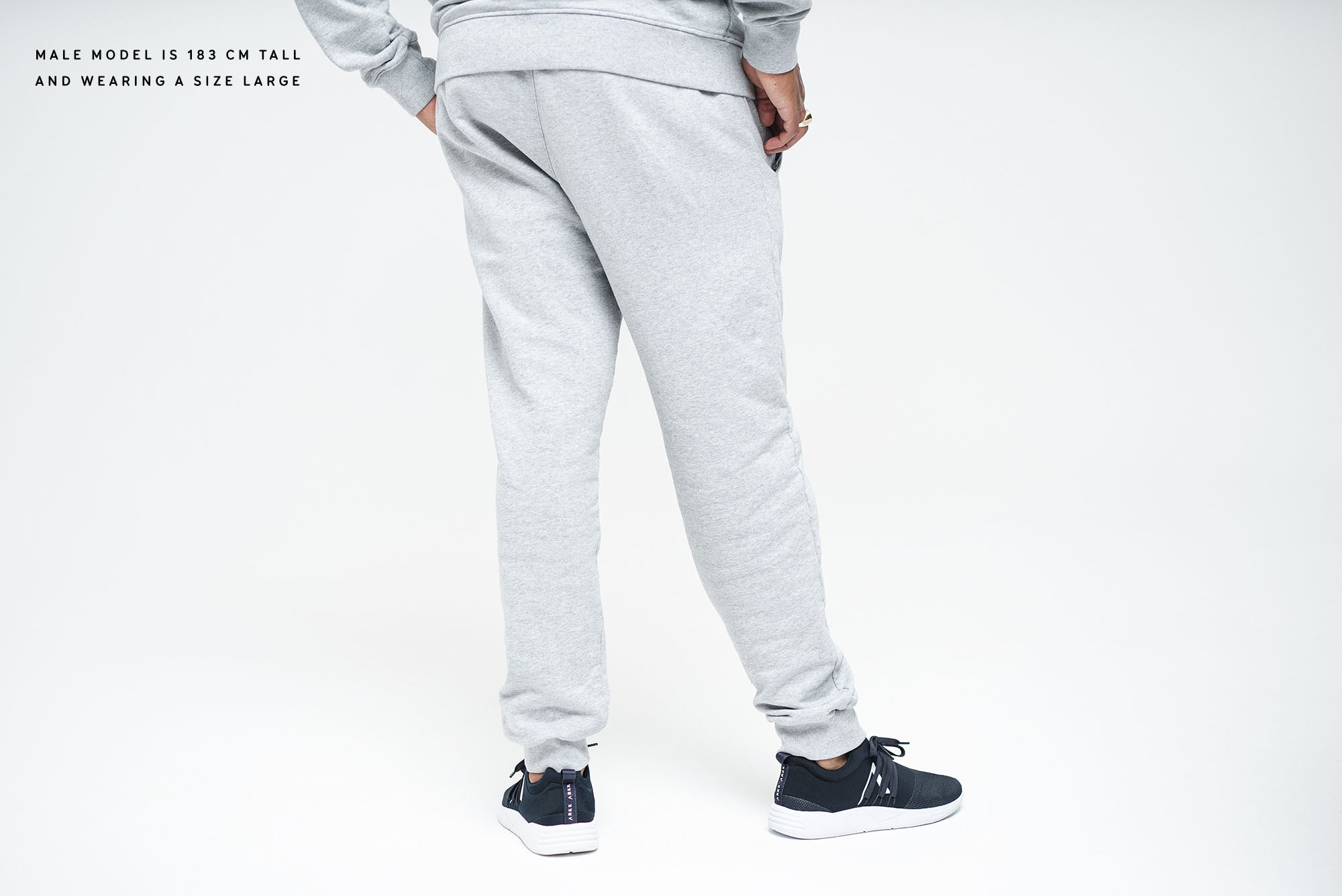 ARKK Apparel ARKK Box Logo Sweatpants | Snow Melange Sweatpants