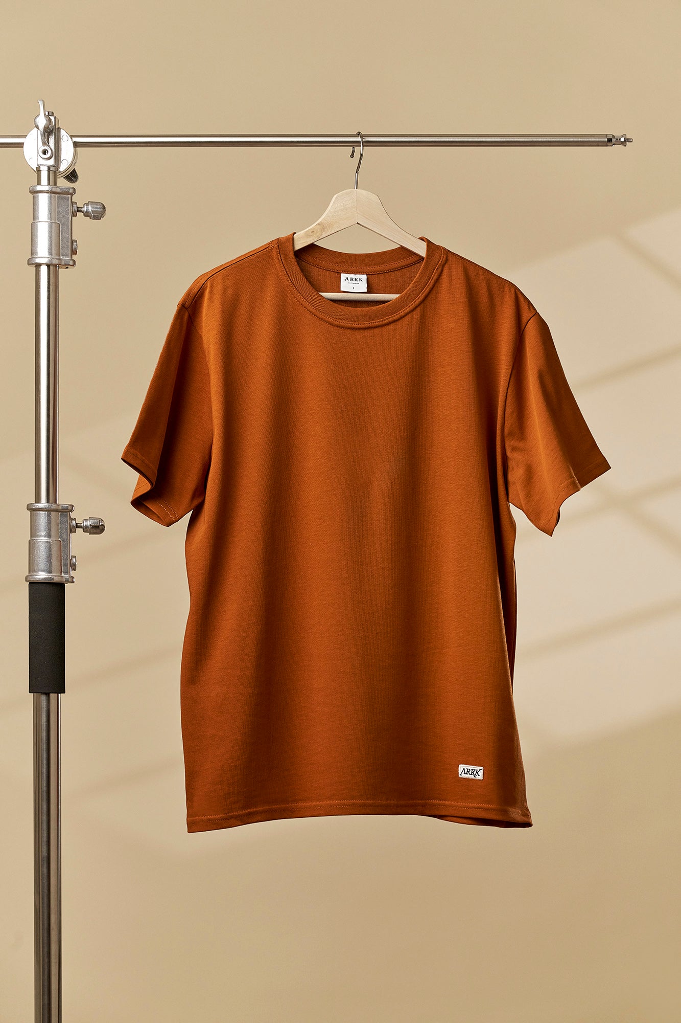 ARKK Apparel ARKK Box Logo Tee | Caramel Cafe T-Shirt Caramel Cafe