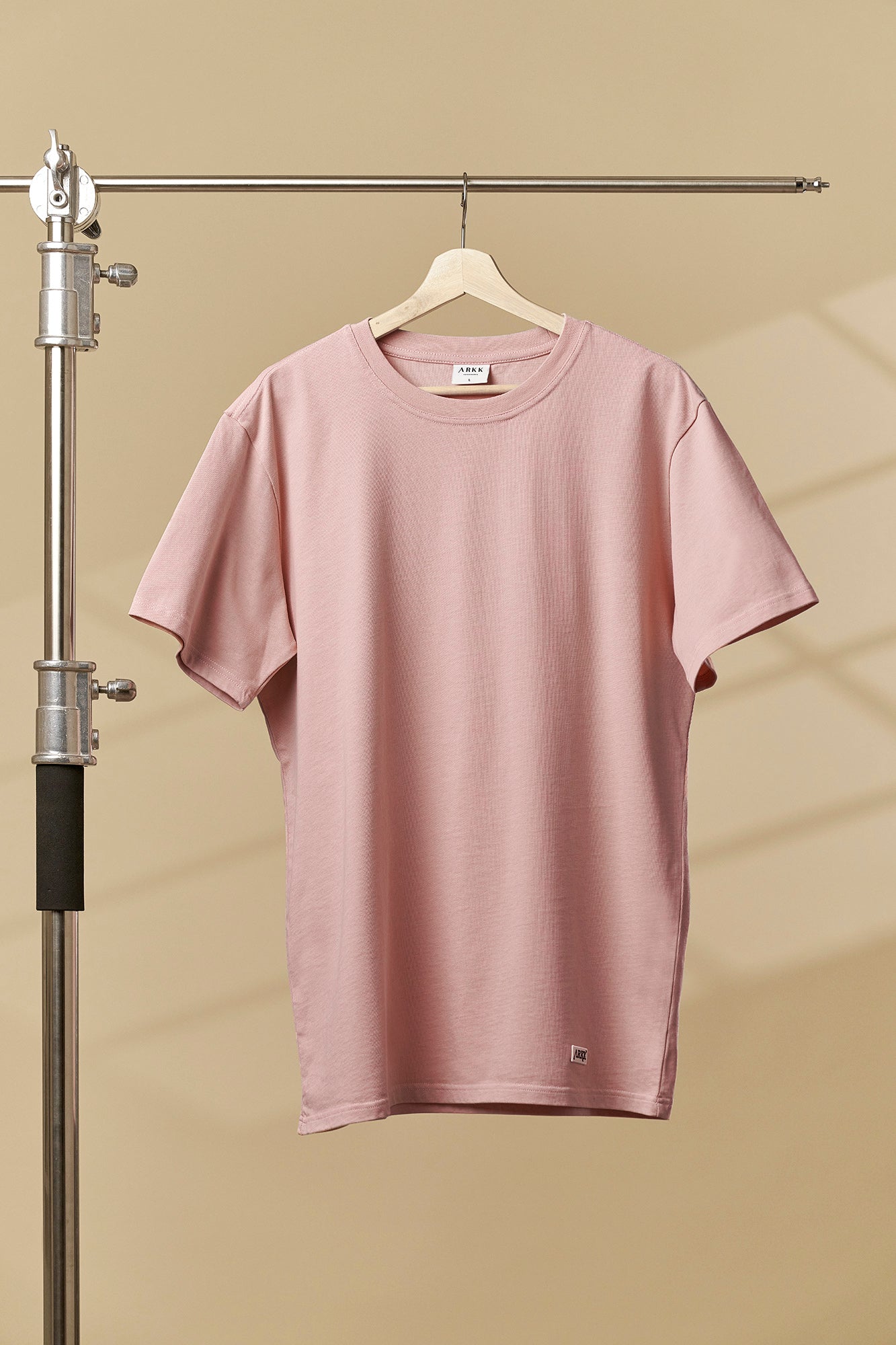 ARKK Apparel ARKK Box Logo Tee | Rose Blush T-Shirt