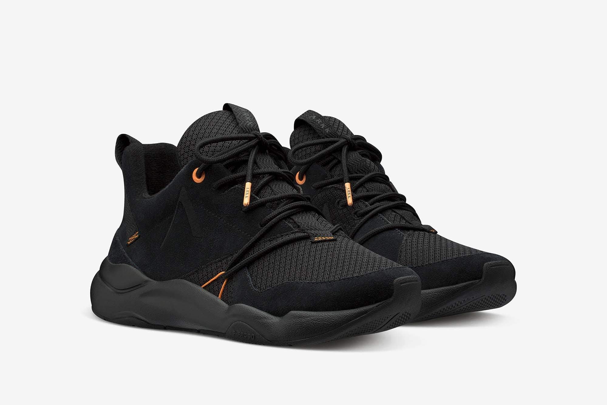 ARKK Collection Asymtrix Suede F-PRO90 Black Mock Orange - Men Asymtrix Black