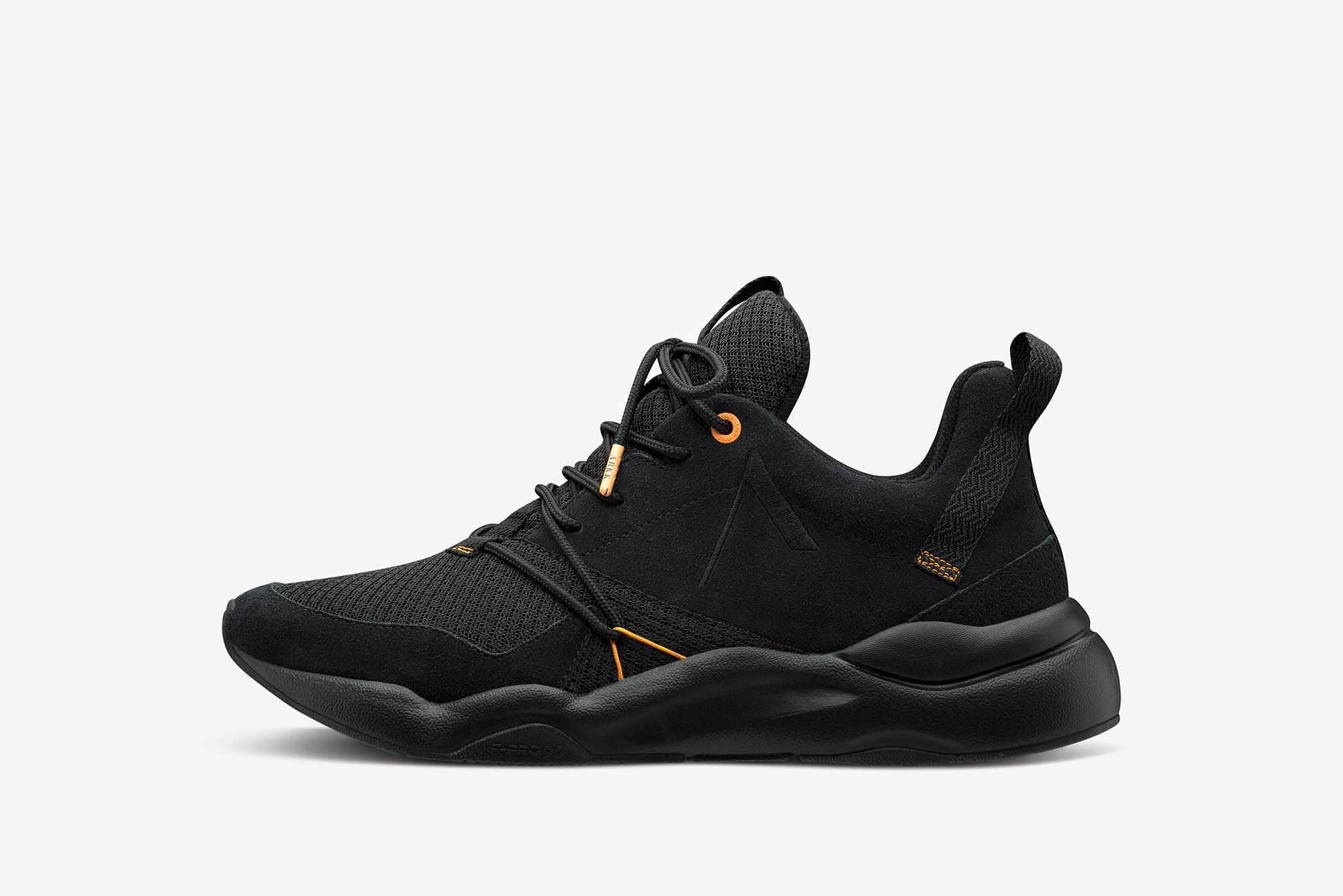 ARKK Collection Asymtrix Suede F-PRO90 Black Mock Orange - Men Asymtrix Black