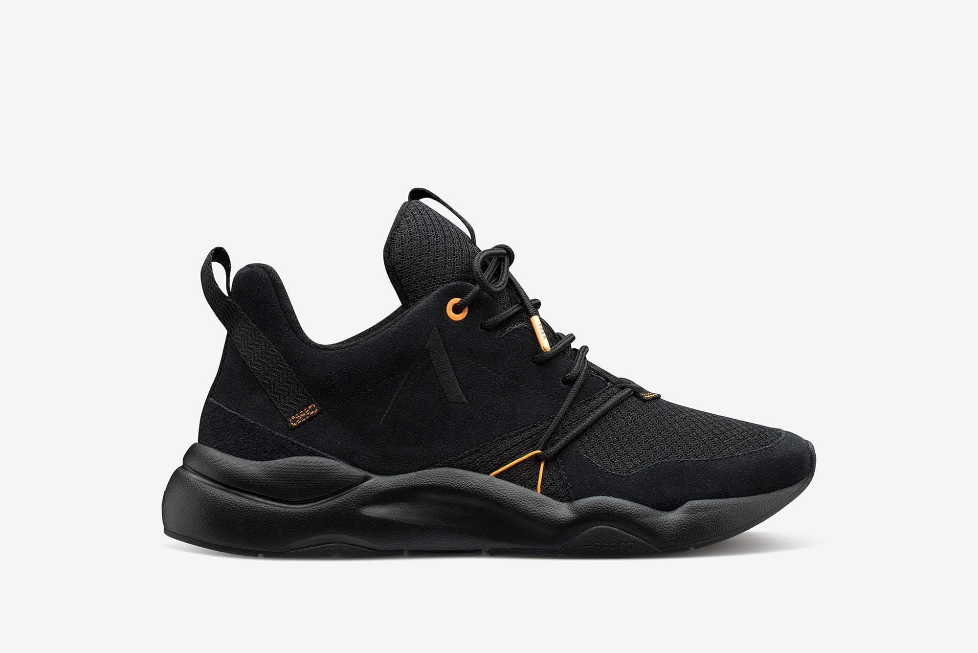 ARKK Collection Asymtrix Suede F-PRO90 Black Mock Orange - Men Asymtrix Black