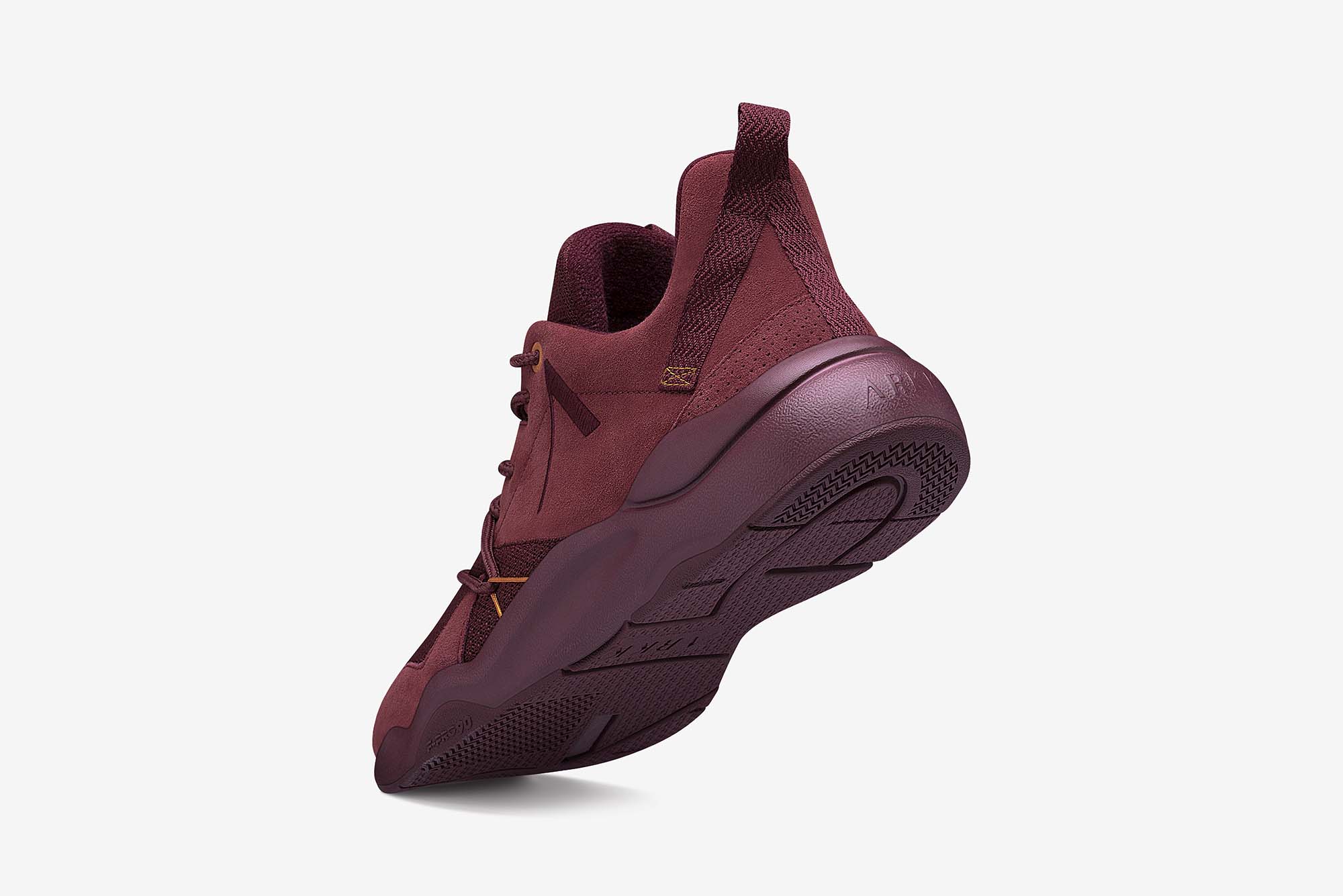 ARKK Collection Asymtrix Suede F-PRO90 Oxblood Red Mock Orange - Women Asymtrix Oxblood Red