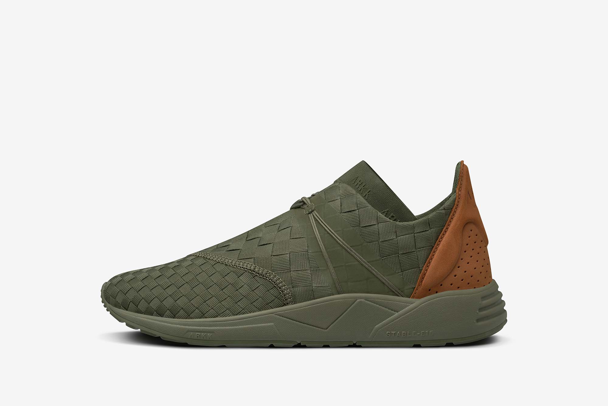 ARKK Collection Eaglezero Braided S-E15 Dark Army Brown-Men Eaglezero Dark Army