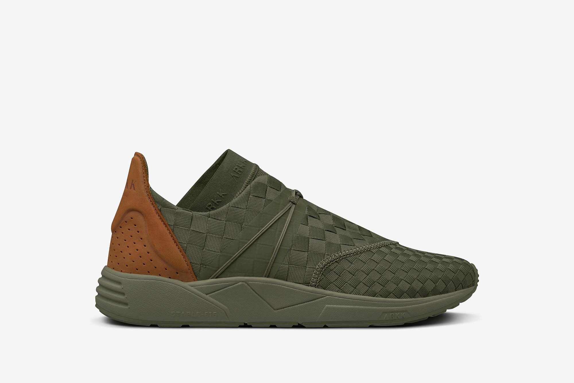 ARKK Collection Eaglezero Braided S-E15 Dark Army Brown-Women Eaglezero Dark Army