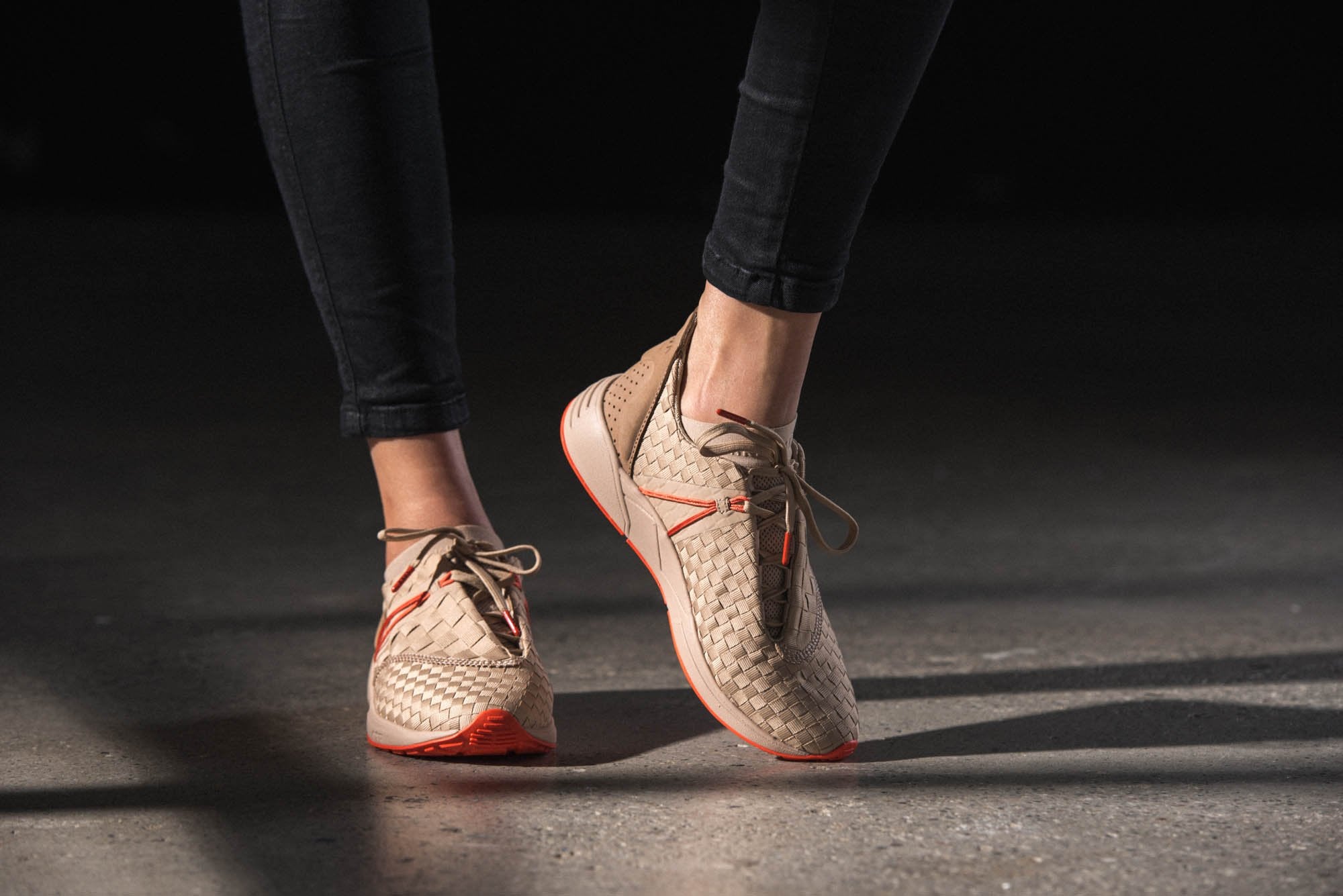 ARKK Copenhagen - Superior Line Eaglezero Braided S-E15 Sand Bright Red - Women Eaglezero