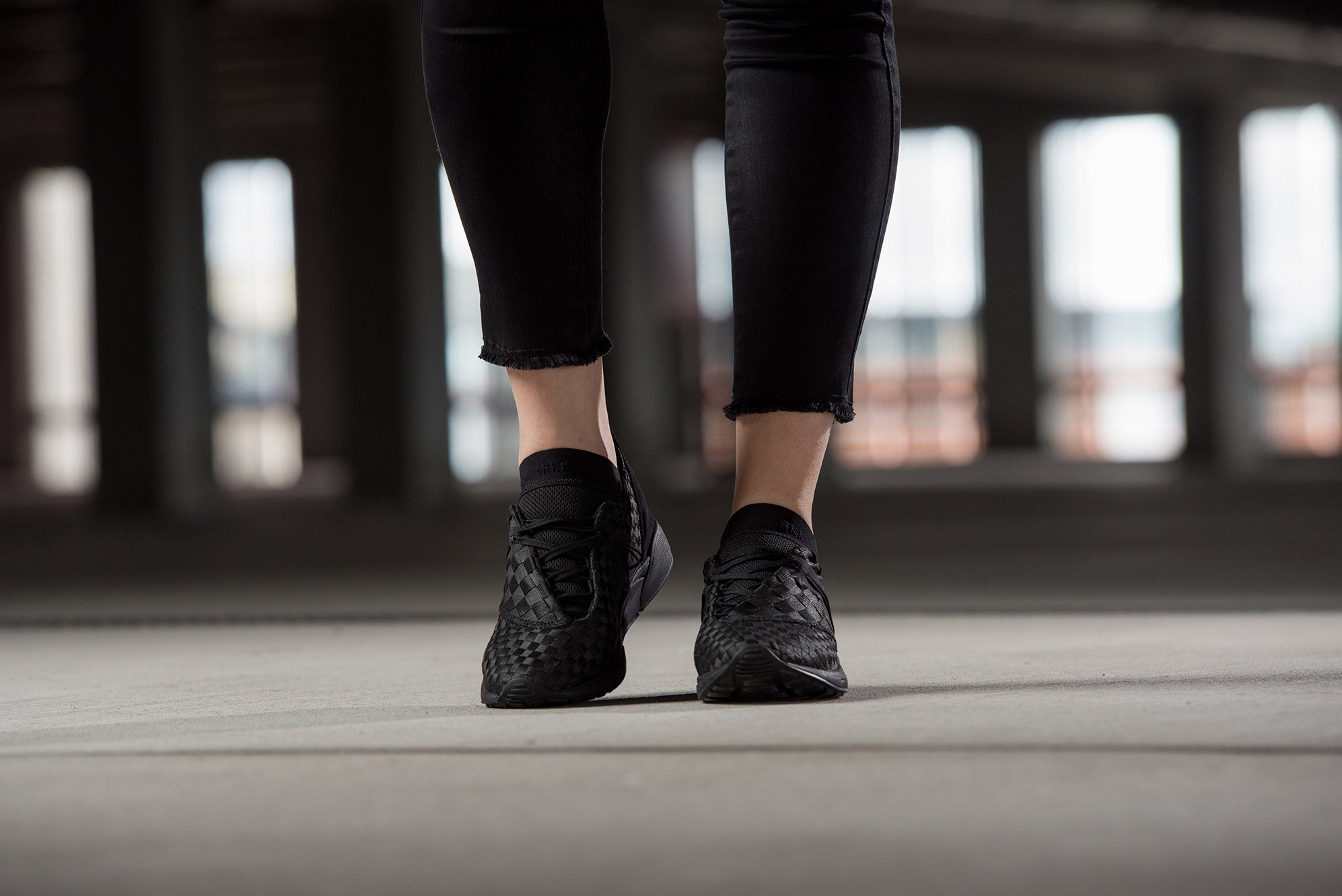 ARKK Collection Eaglezero Braided S-E15 Triple Black - Women Eaglezero Black