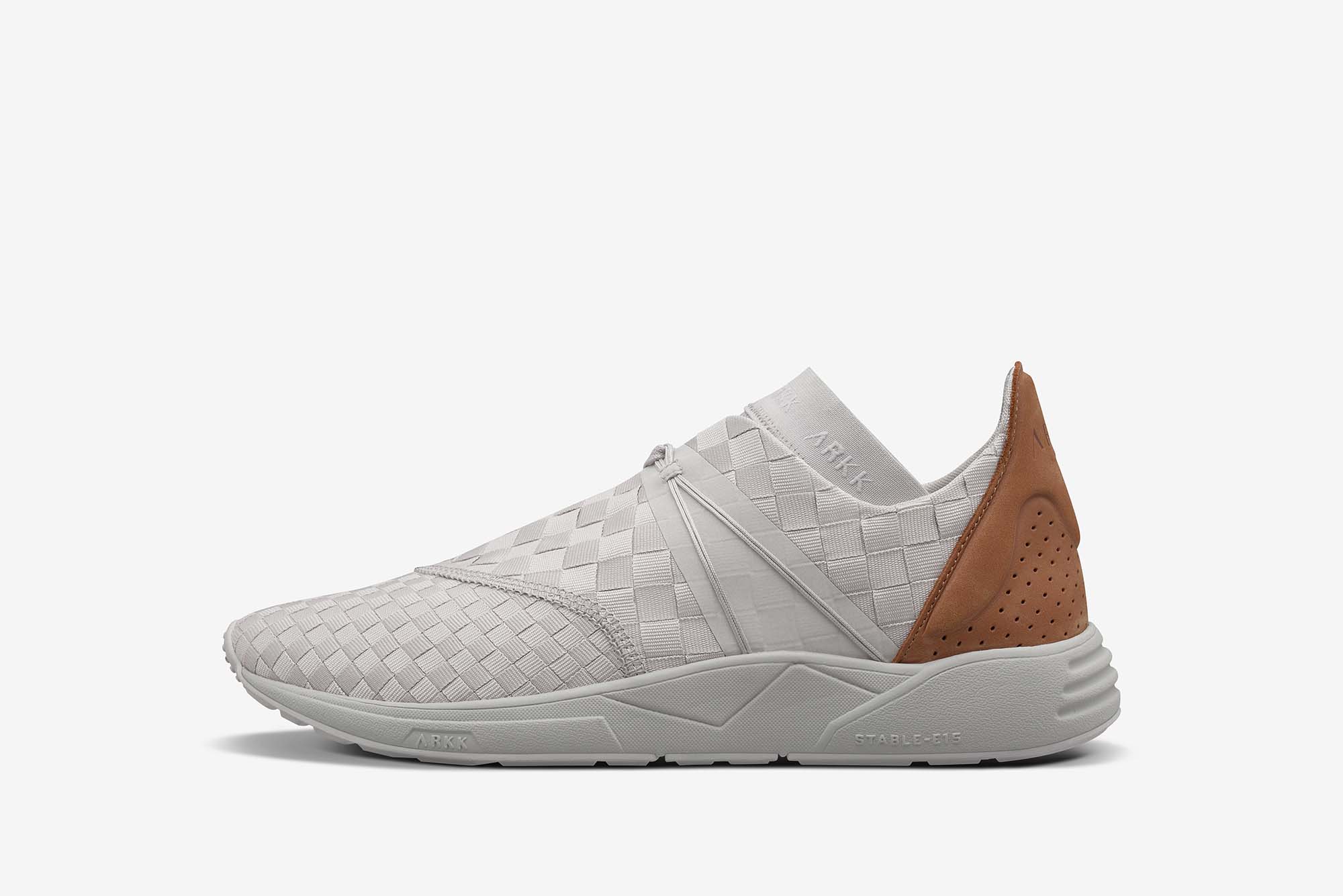 ARKK Collection Eaglezero Braided S-E15 Wind Grey Brown-Men Eaglezero Wind Grey