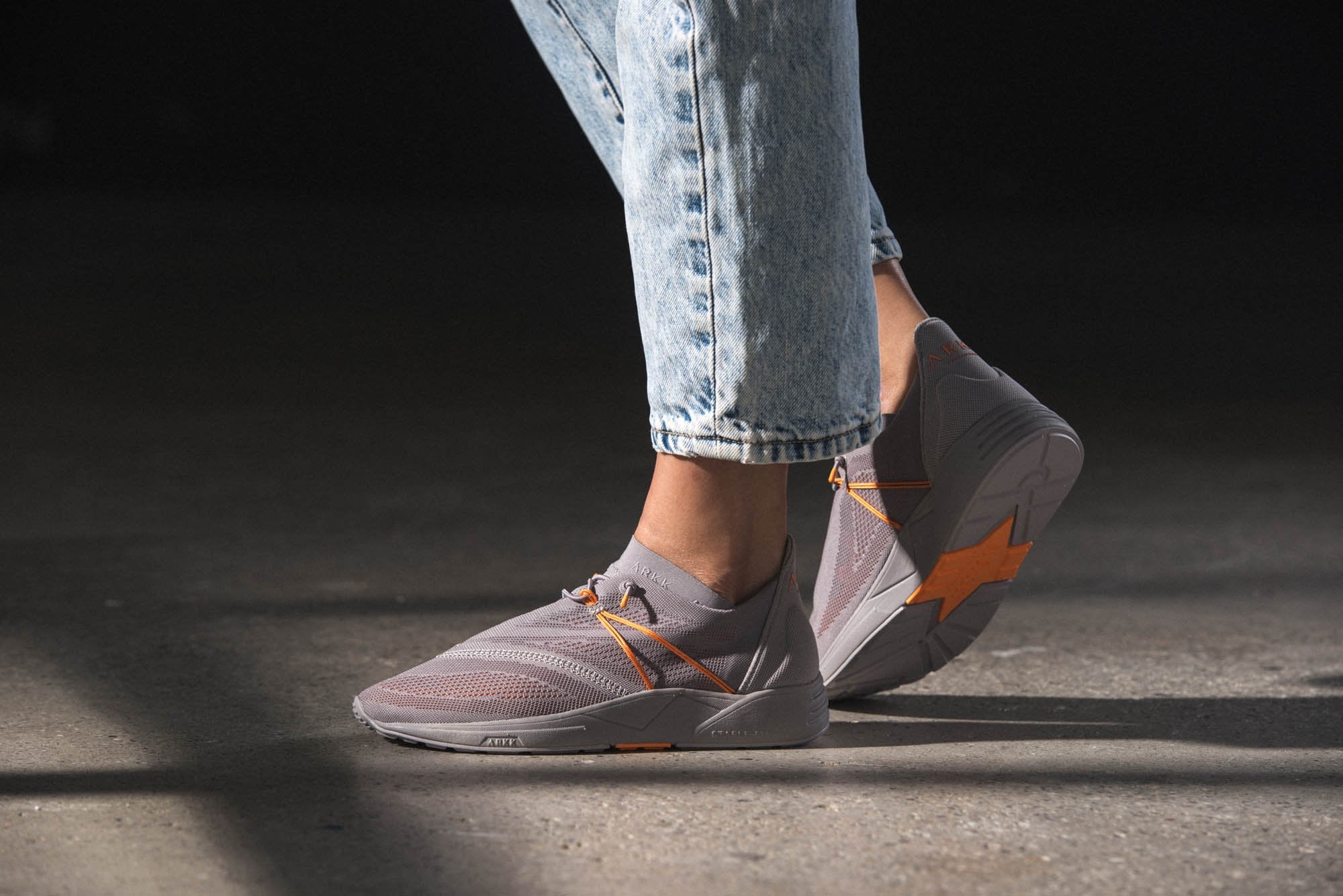 ARKK Copenhagen - Essential Line Eaglezero CM S-E15 Grey Orange - Women Eaglezero