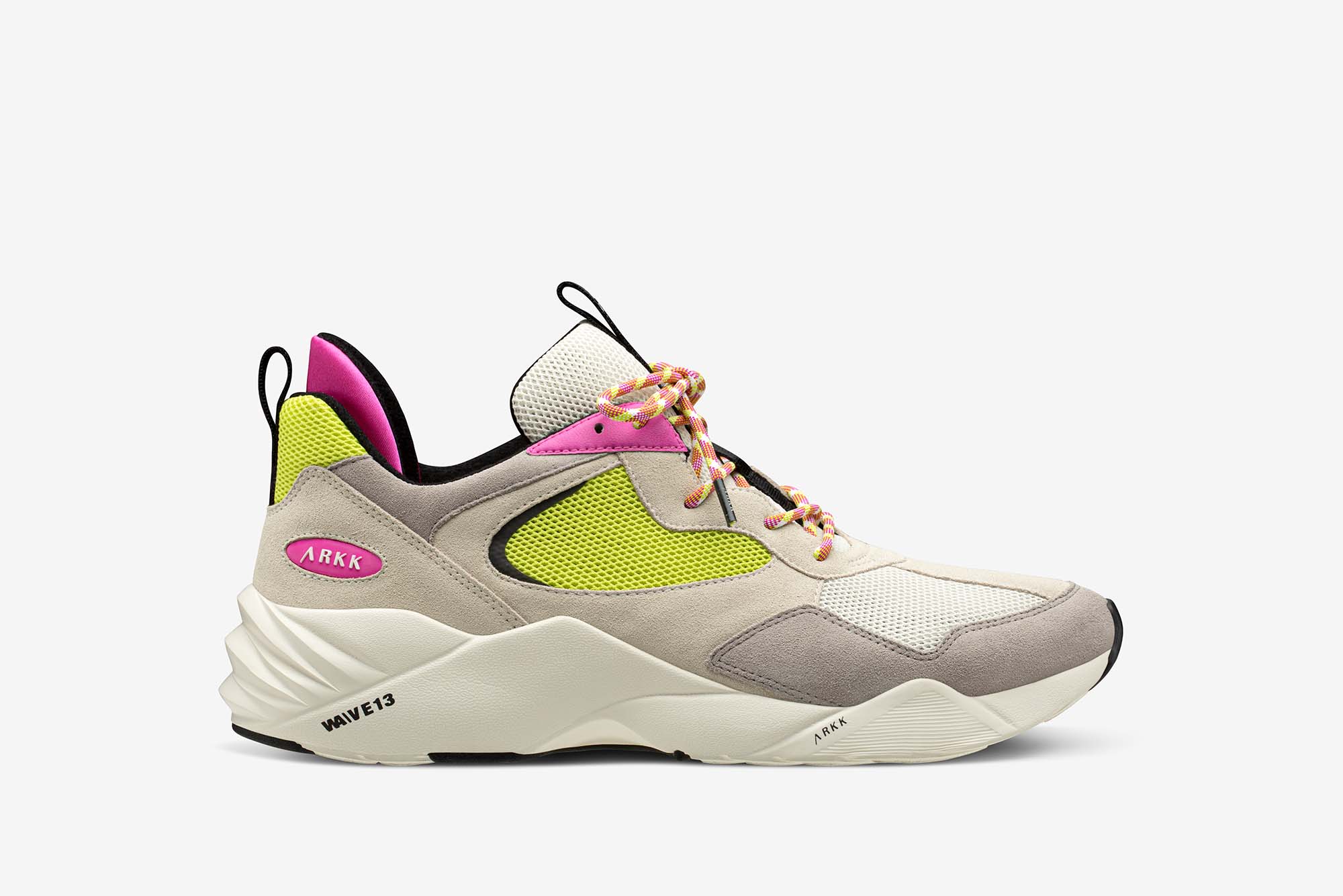 ARKK Collection Kanetyk Suede 2.0 W13 Off White Bright Lemon - Women Kanetyk