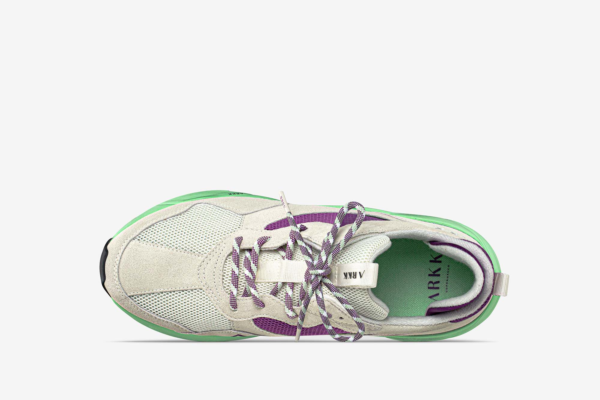 ARKK Collection Kanetyk Suede W13 Off White Neo Mint - Men Kanetyk Off White Neo Mint