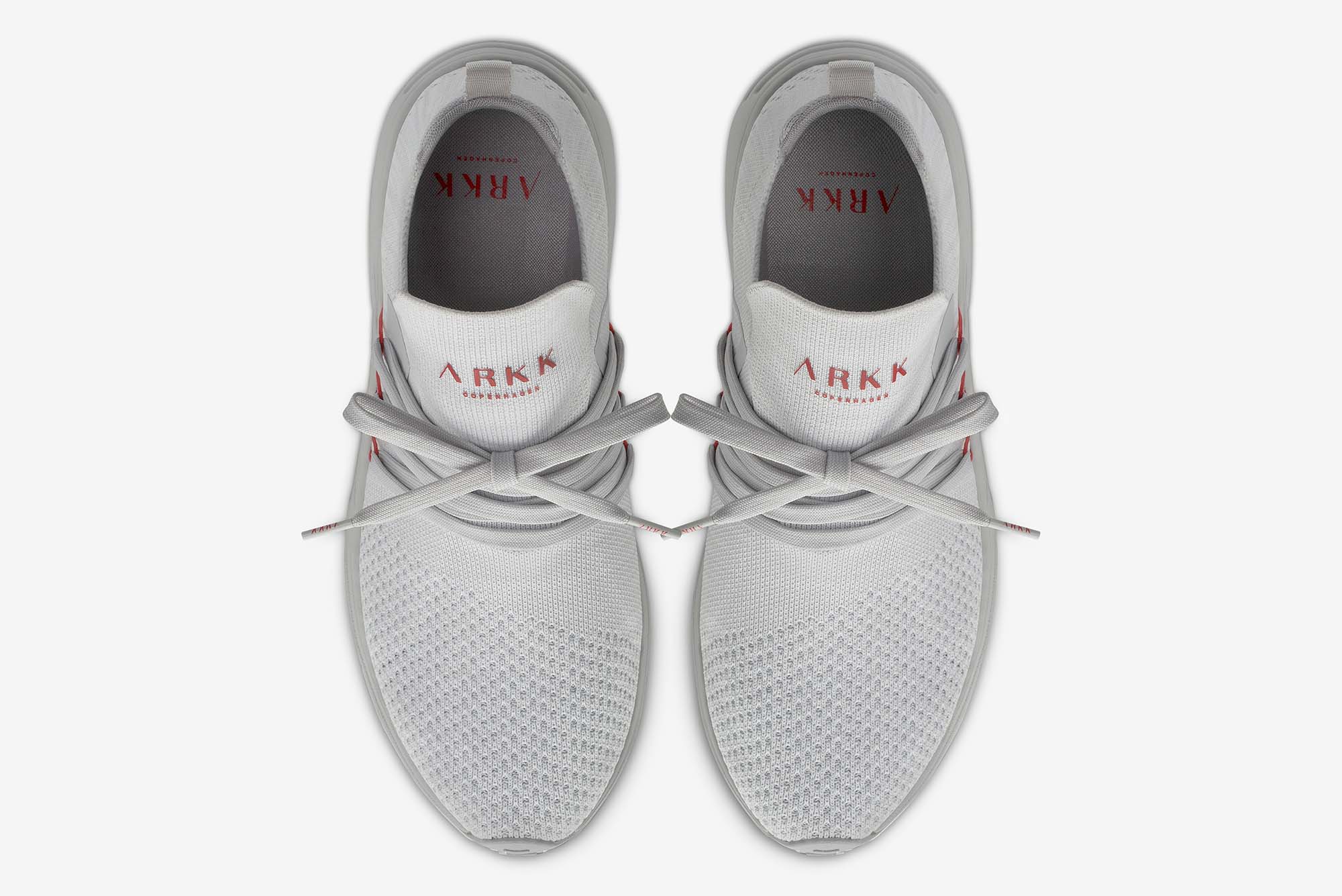 ARKK Copenhagen - Main Line Raven FG 2.0 S-E15 Disrupted Light Grey Burnt Red - Women Raven Light Grey