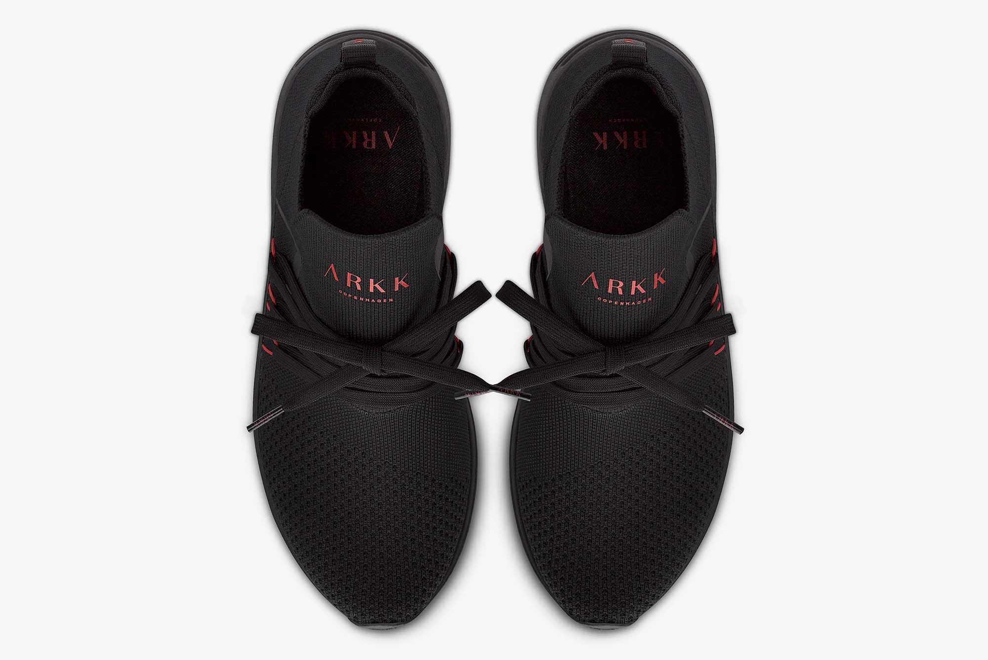 ARKK Collection Raven FG 2.0 S-E15 Triple Black Burnt Red - Men Raven Black
