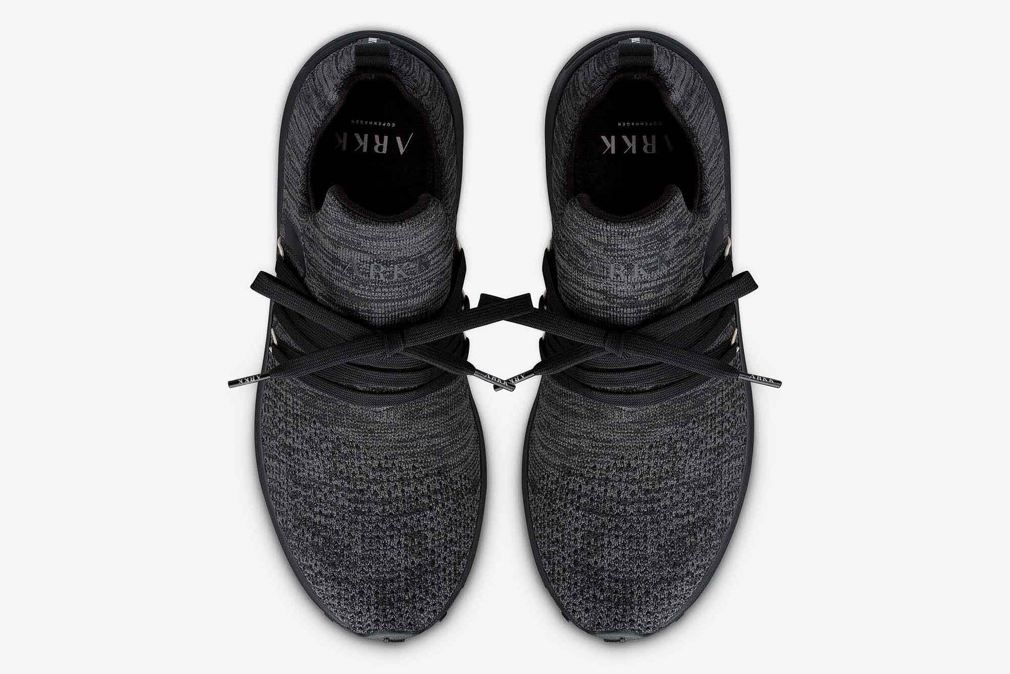 ARKK Collection Raven FG S-E15 Vibram® Disrupted Black Moon Grey-Women Raven Black