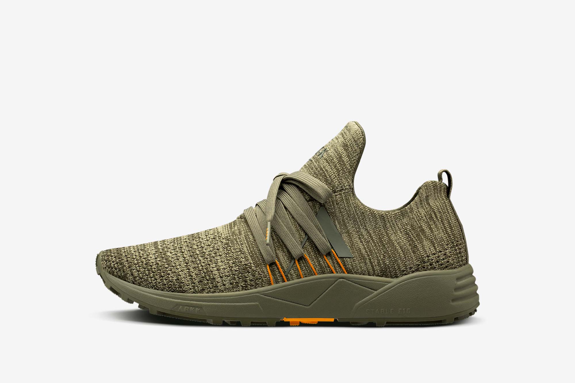 ARKK Collection Raven FG S-E15 Vibram® Disrupted Dark Olive Burnt Orange-Women Raven Dark Olive