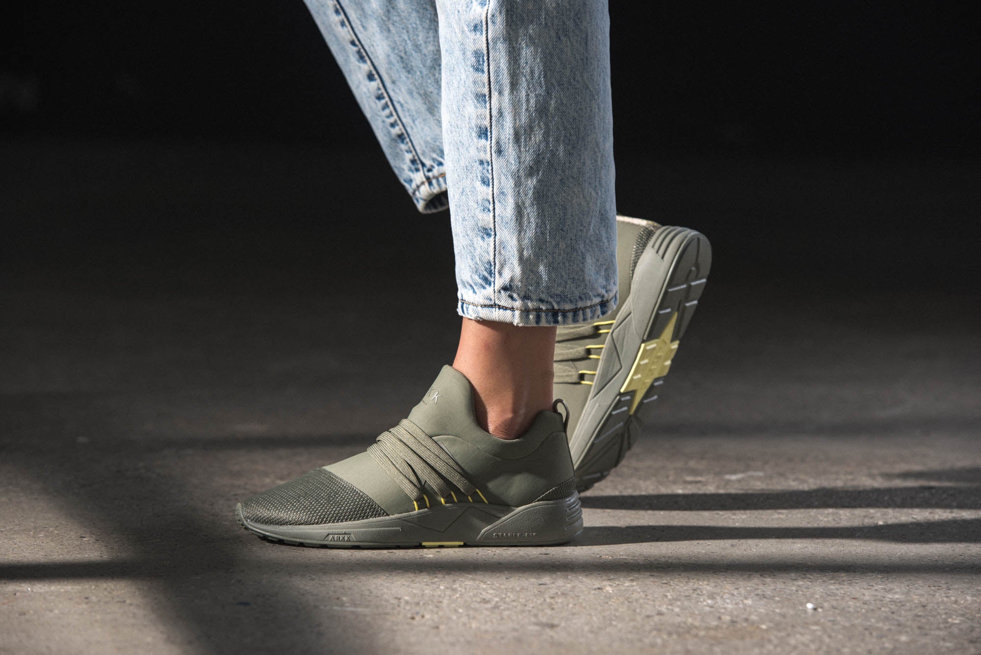 ARKK Collection Raven Mesh S-E15 Army Soft Yellow - Women Raven Army