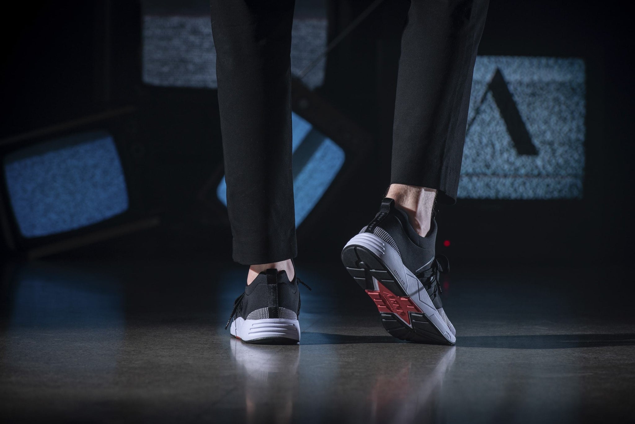 ARKK Copenhagen - Iconic Line Raven Mesh S-E15 Black White-MEN Raven Black