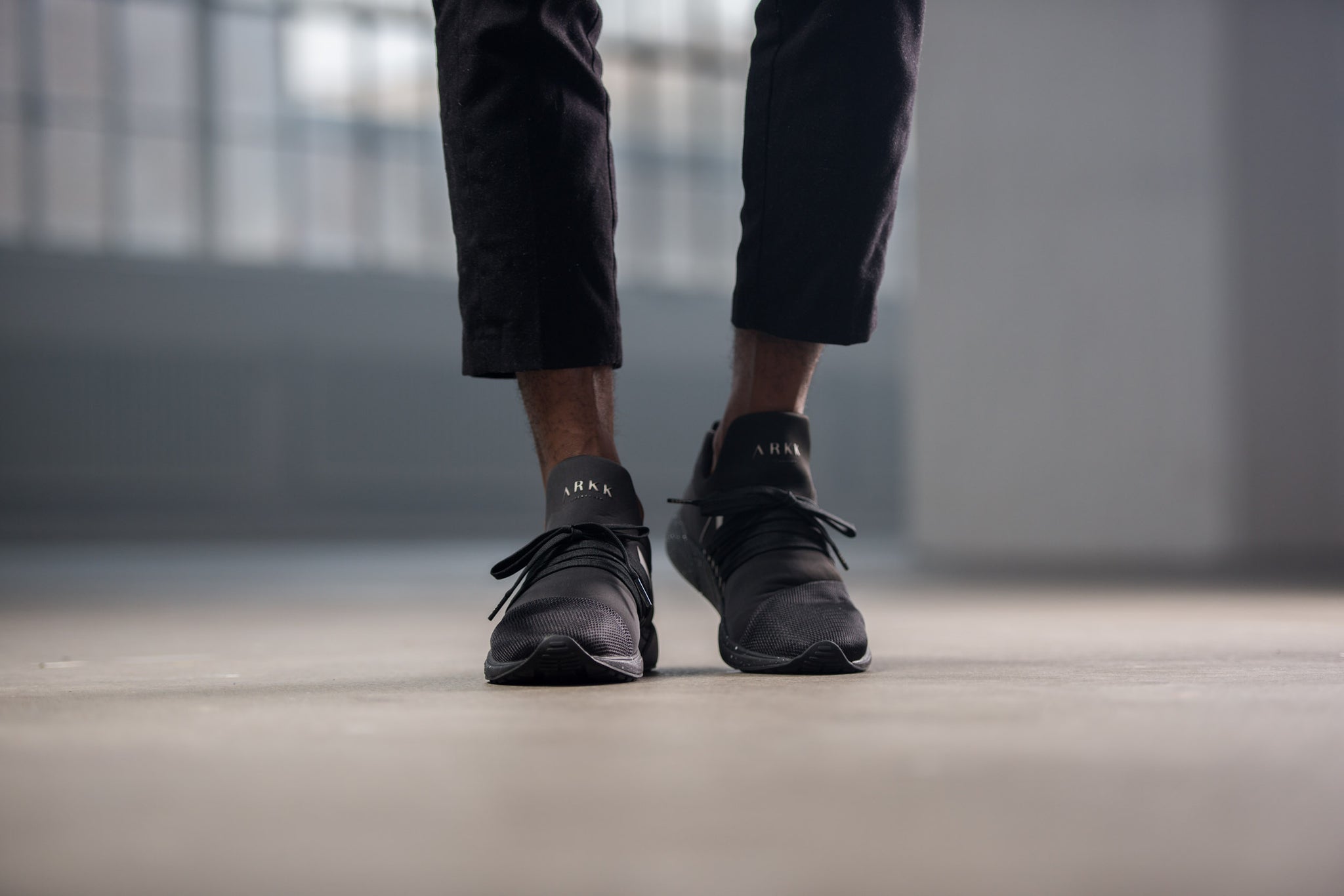 ARKK Collection Raven Mesh S-E15 Black White Spray - Men Raven Black