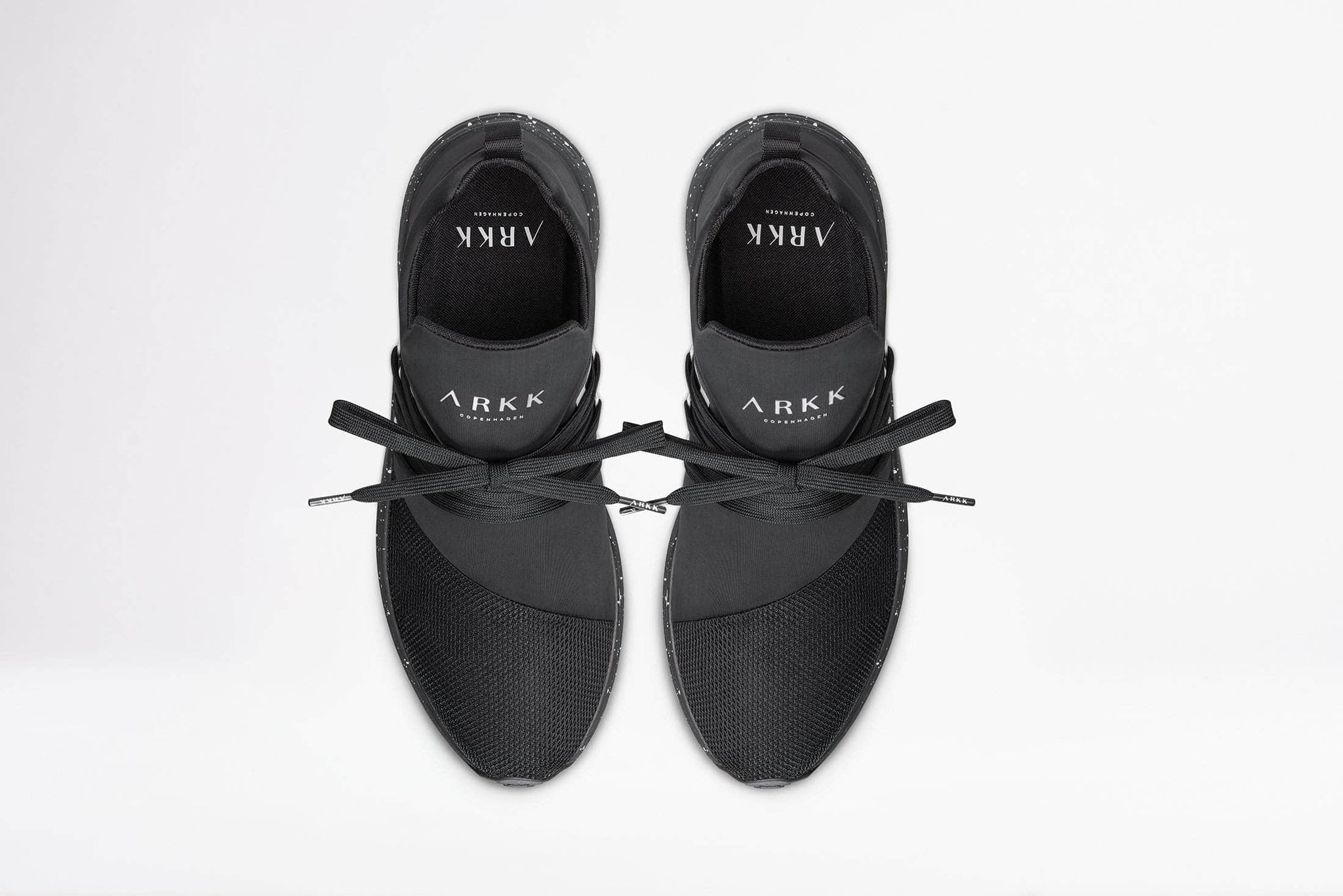 ARKK Collection Raven Mesh S-E15 Black White Spray - Men Raven Black