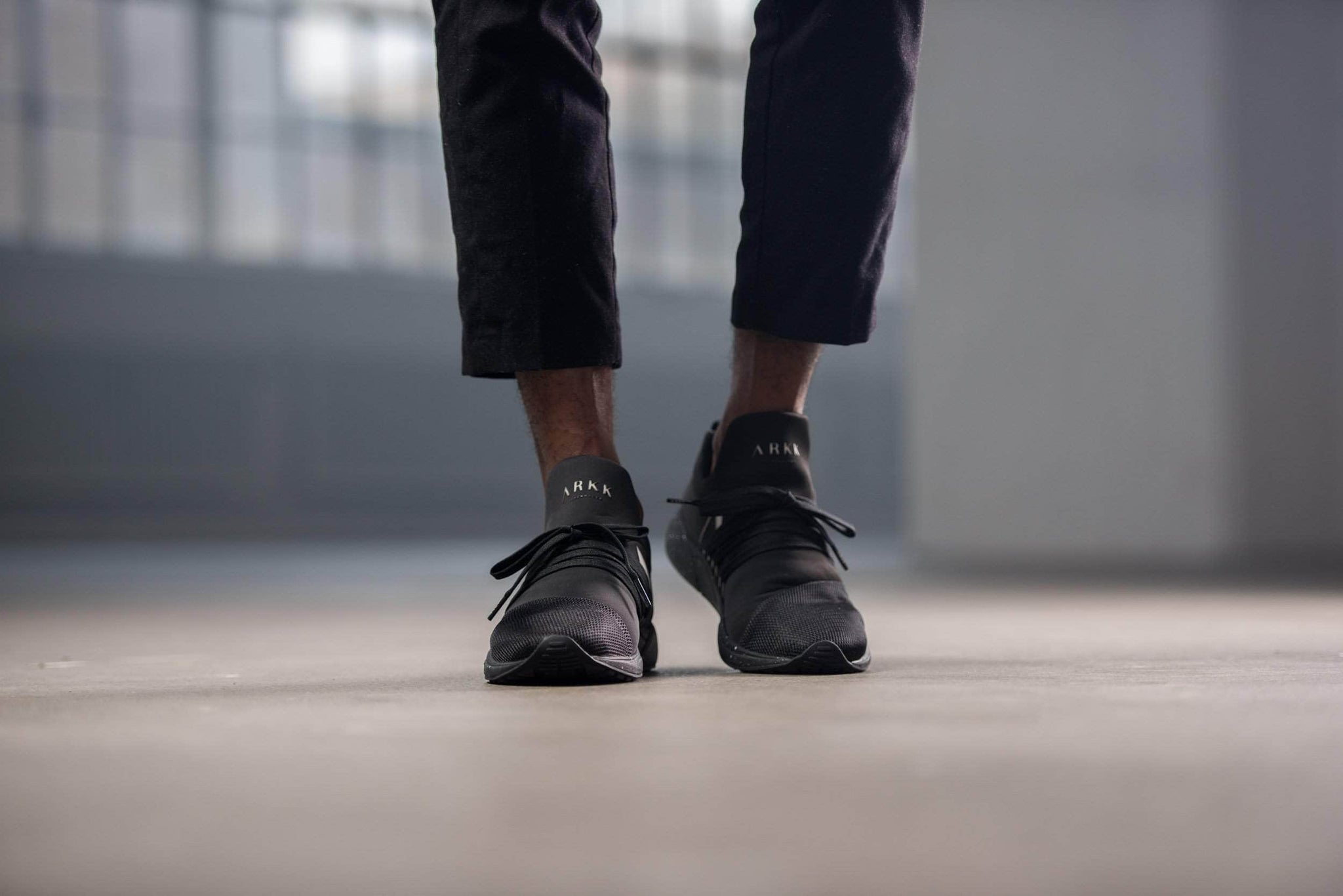 ARKK Collection Raven Mesh S-E15 Black White Spray - Men Raven Black