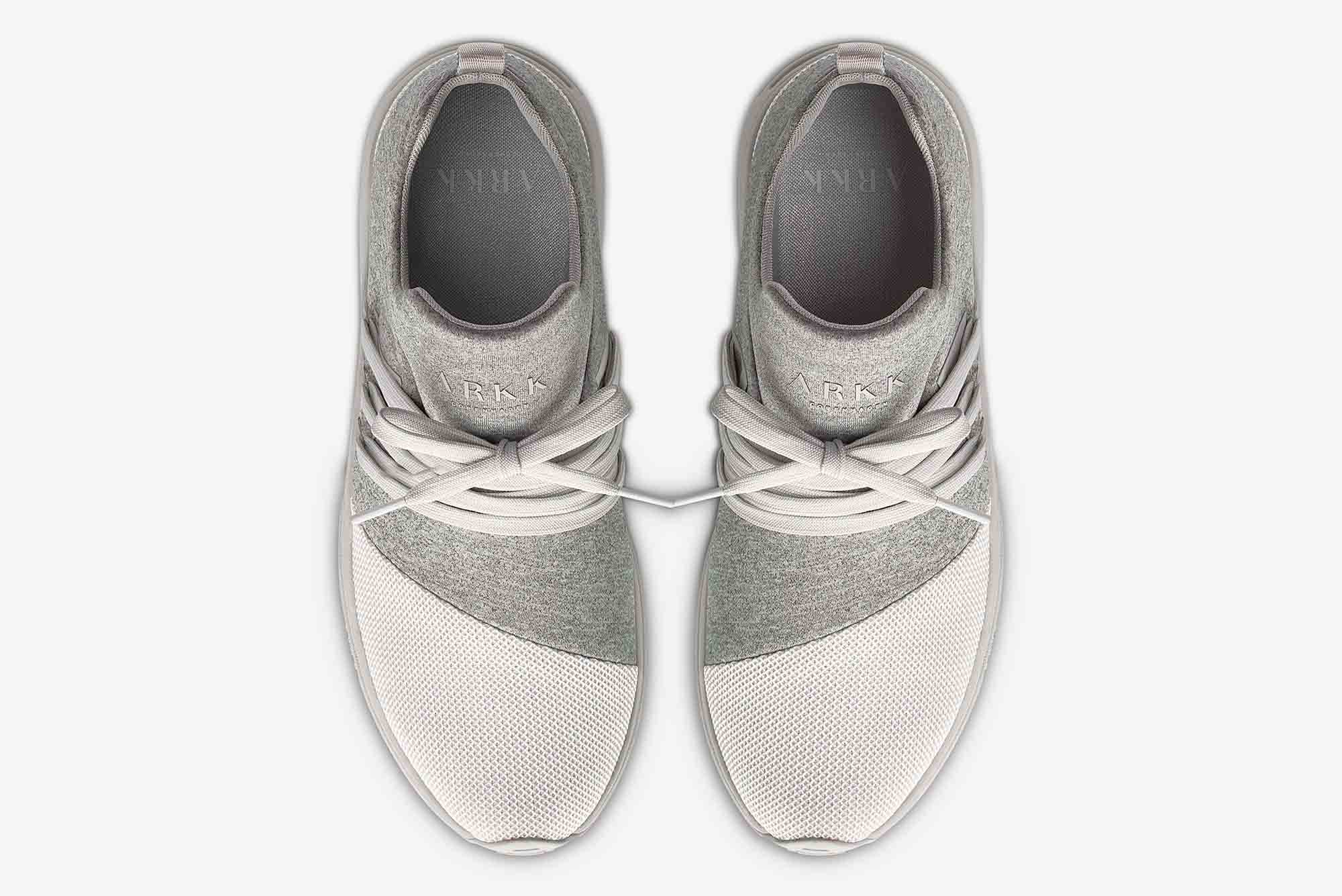 ARKK Collection Raven Mesh S-E15 | Grey Melange White | Men Raven Grey Melange