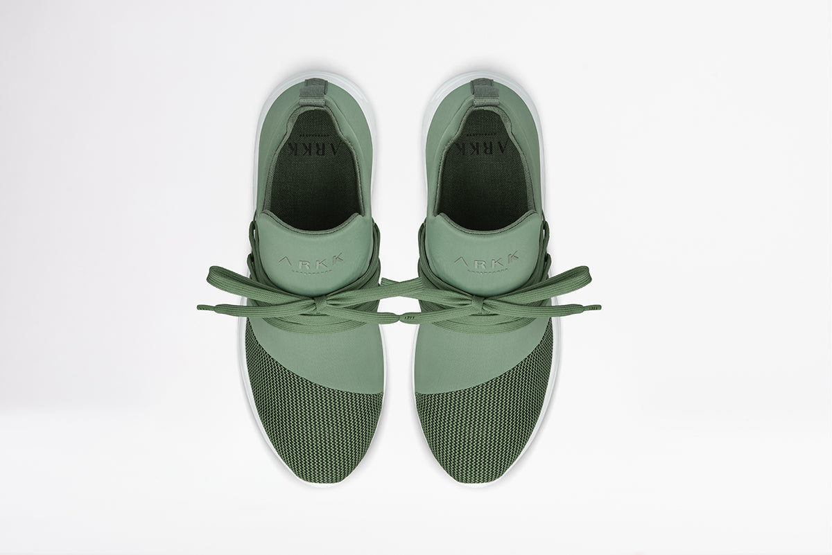 ARKK Collection Raven Mesh S-E15 Sage Green Black - Men Raven Dusty Green