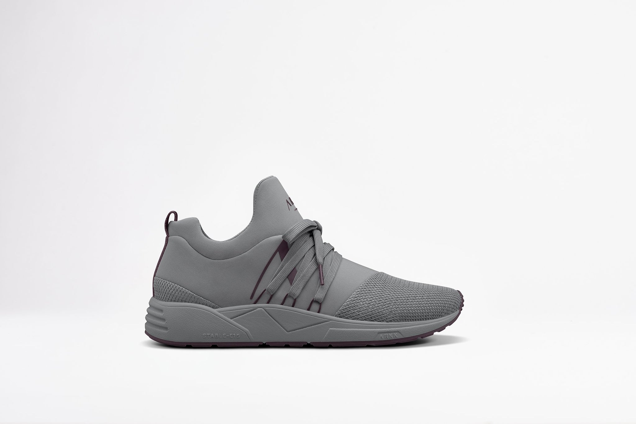 ARKK Copenhagen - Essential Line Raven Mesh S-E15 Titanium Dark Bordeaux-WOMEN Raven Titanium