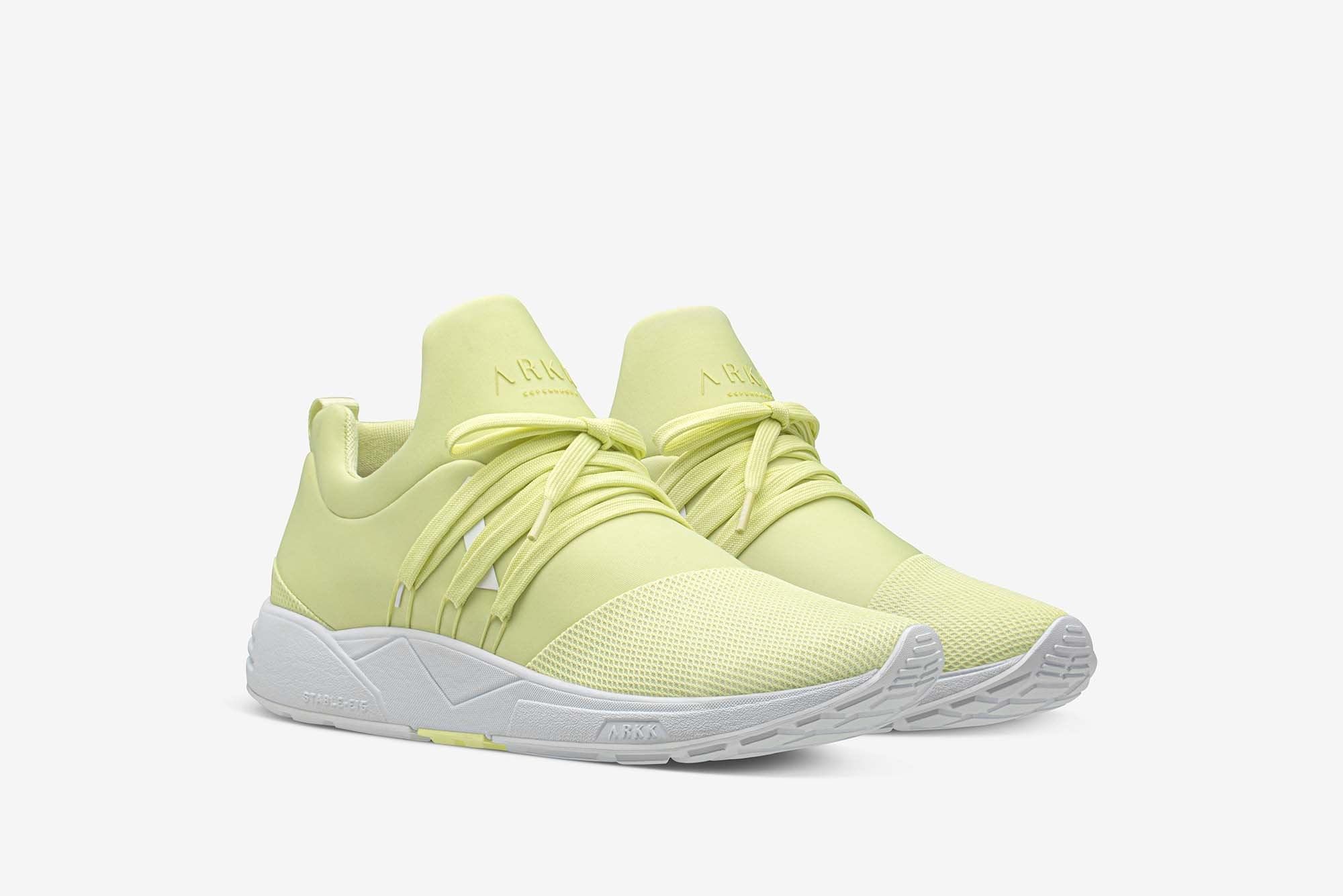 ARKK Collection Raven Mesh S-E15 Yellow Glow White - Women Raven