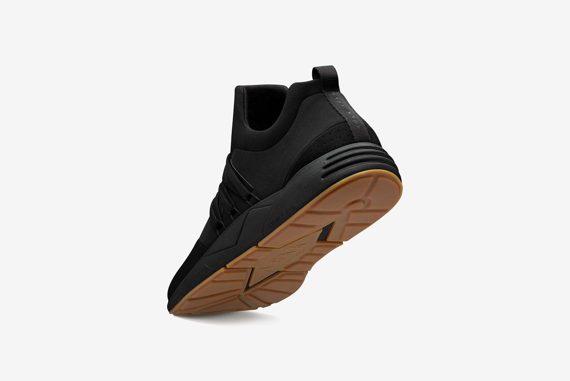 ARKK Collection Raven Nubuck S-E15 | Black Gum | Men Raven Black