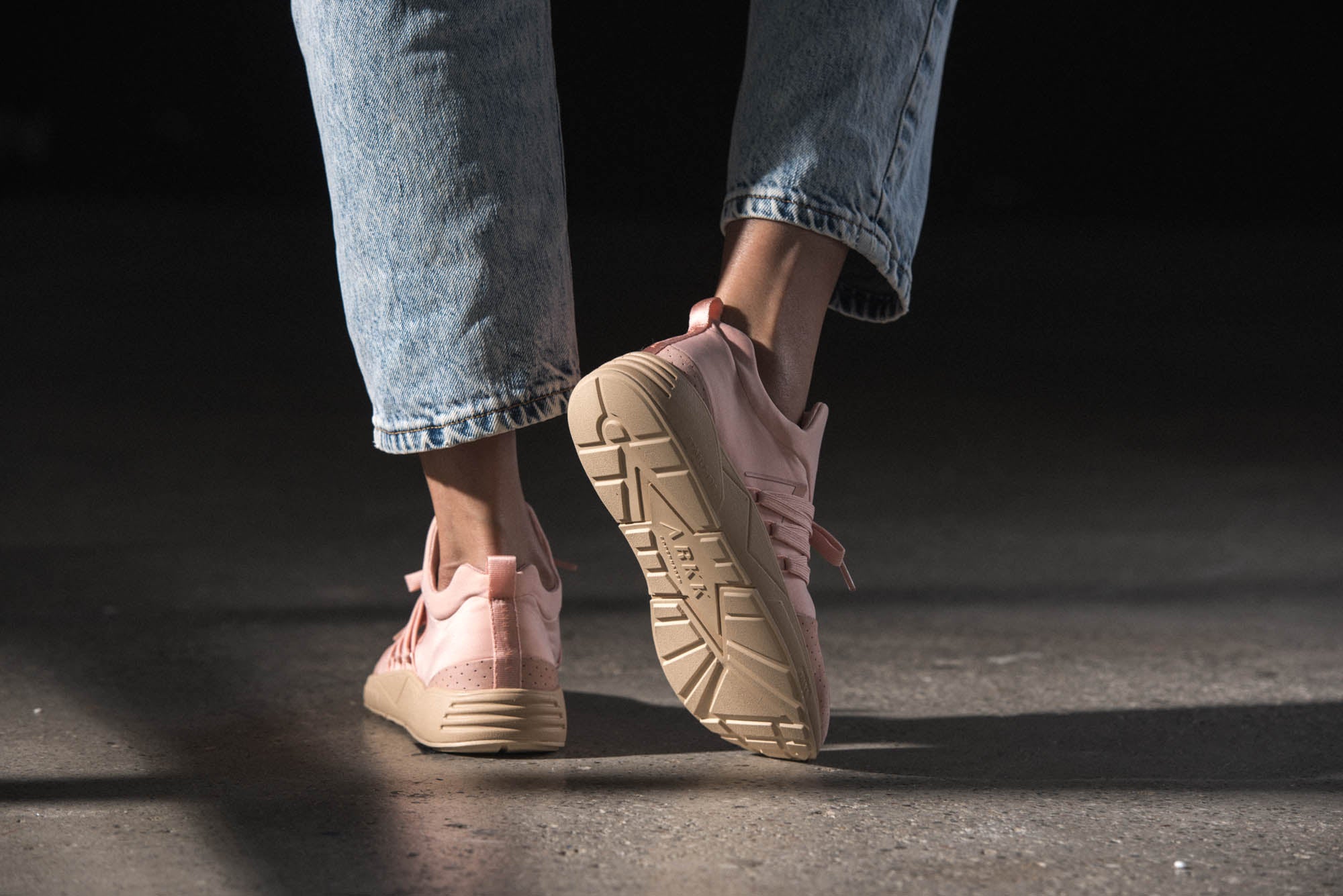 ARKK Collection Raven Nubuck S-E15 Dusty Pink Tan - Women Raven Dusty Pink