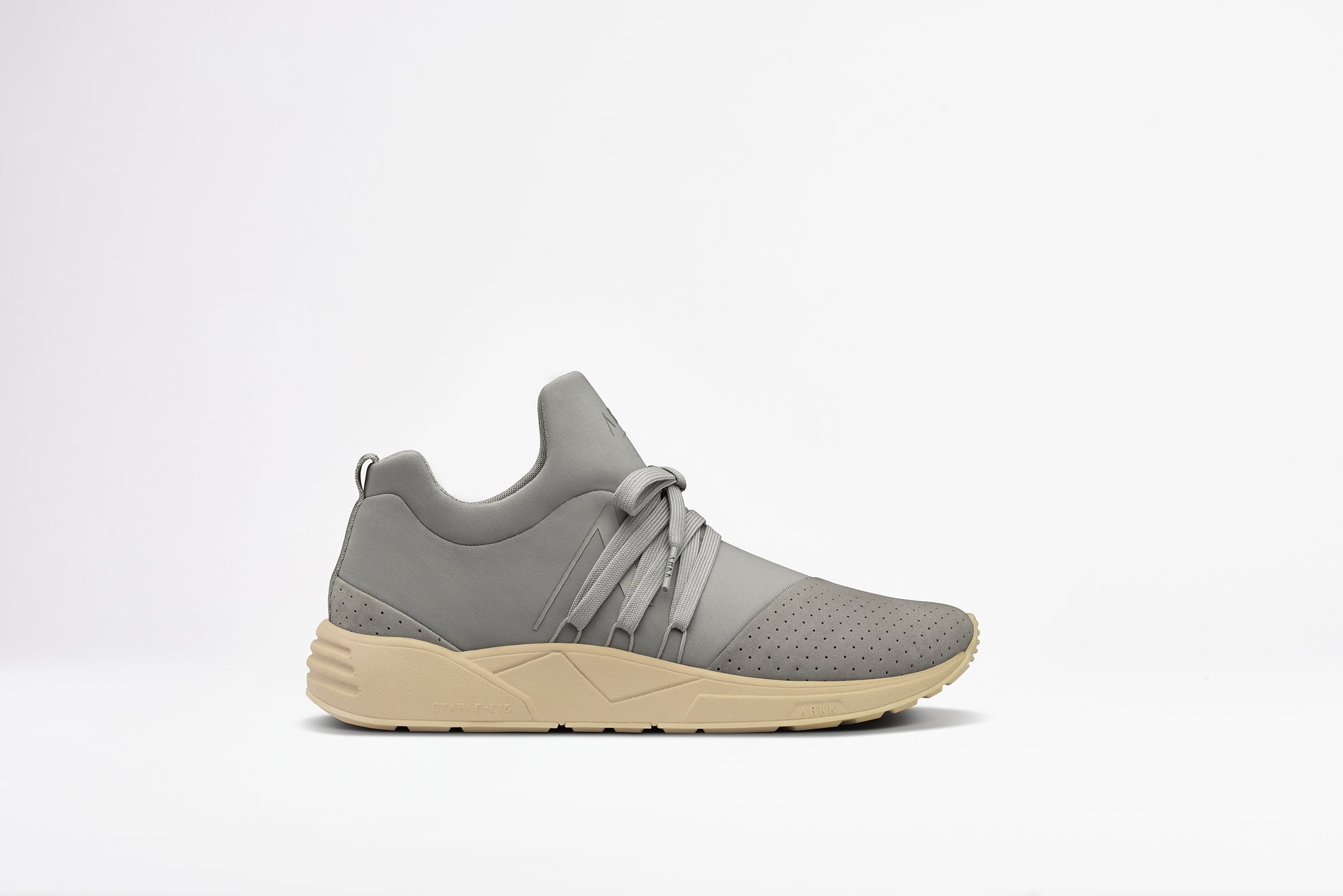 ARKK Collection Raven Nubuck S-E15 Grey Tan - Men Raven Grey