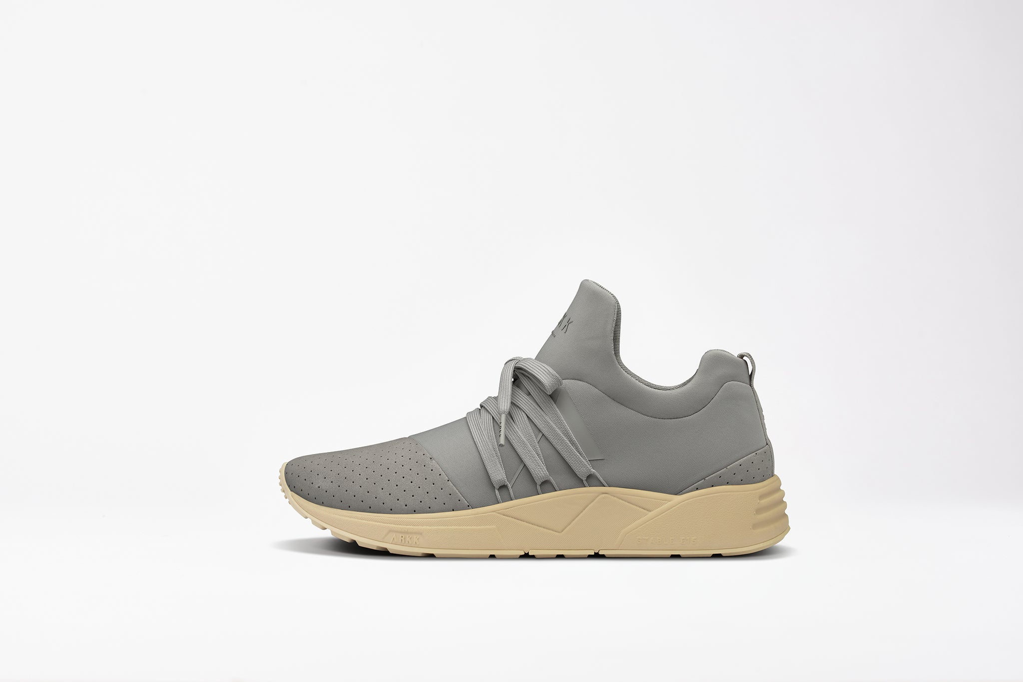 ARKK Collection Raven Nubuck S-E15 Grey Tan - Women Raven Grey
