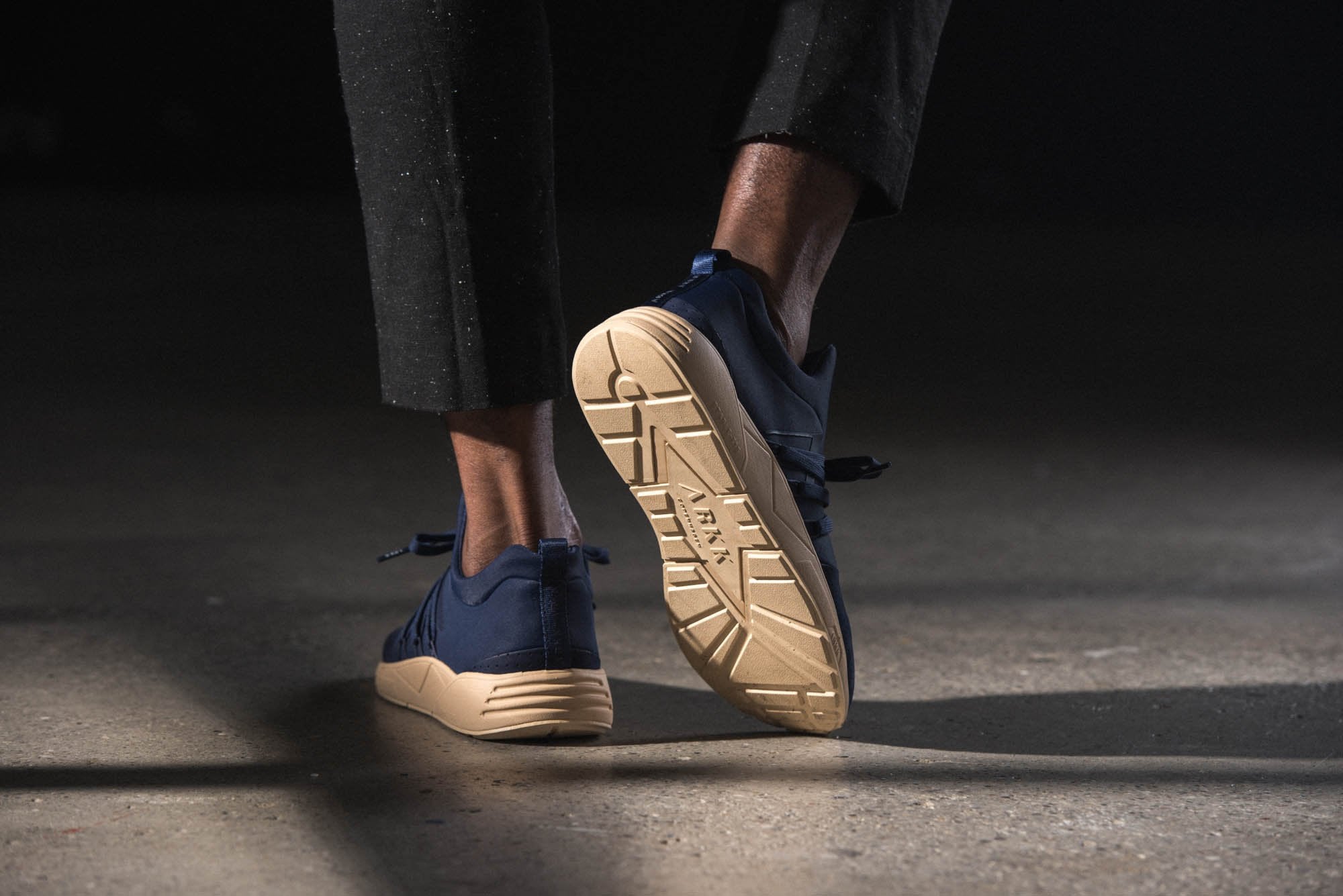 ARKK Copenhagen - Main Line Raven Nubuck S-E15 Navy Tan - Men Raven