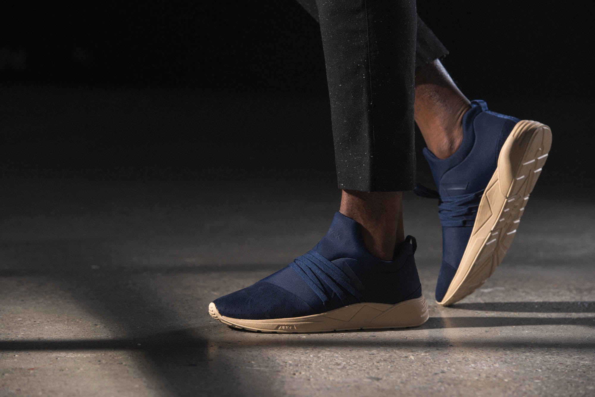 ARKK Collection Raven Nubuck S-E15 Navy Tan - Men Raven Navy