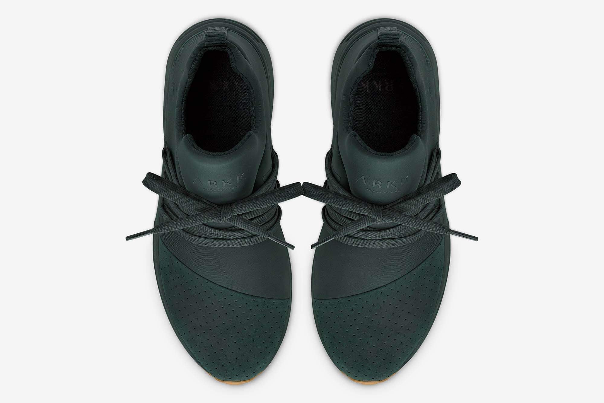 ARKK Collection Raven Nubuck S-E15 Pine Green Gum - Men Raven Pine Green