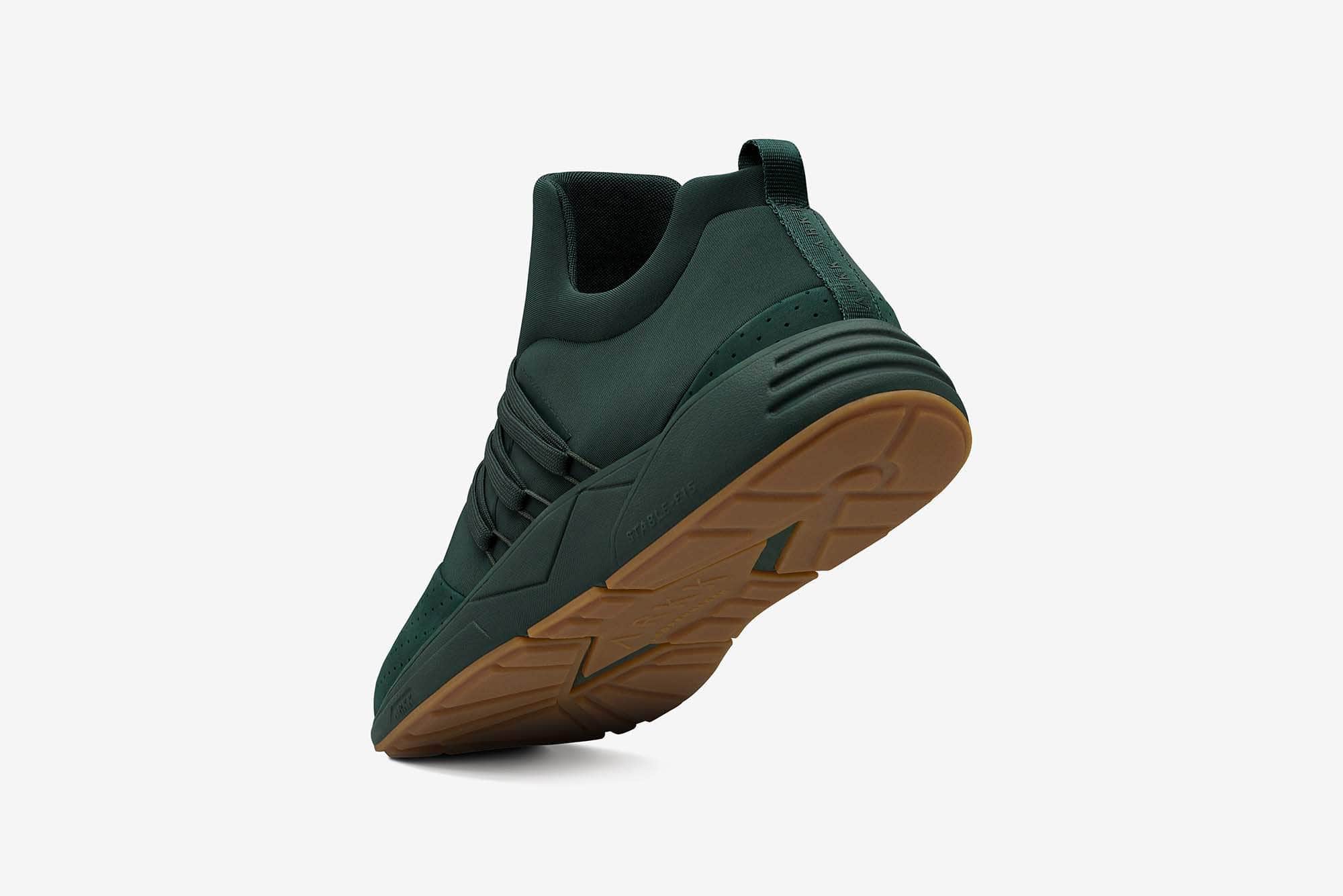 ARKK Collection Raven Nubuck S-E15 Pine Green Gum - Women Raven Pine Green