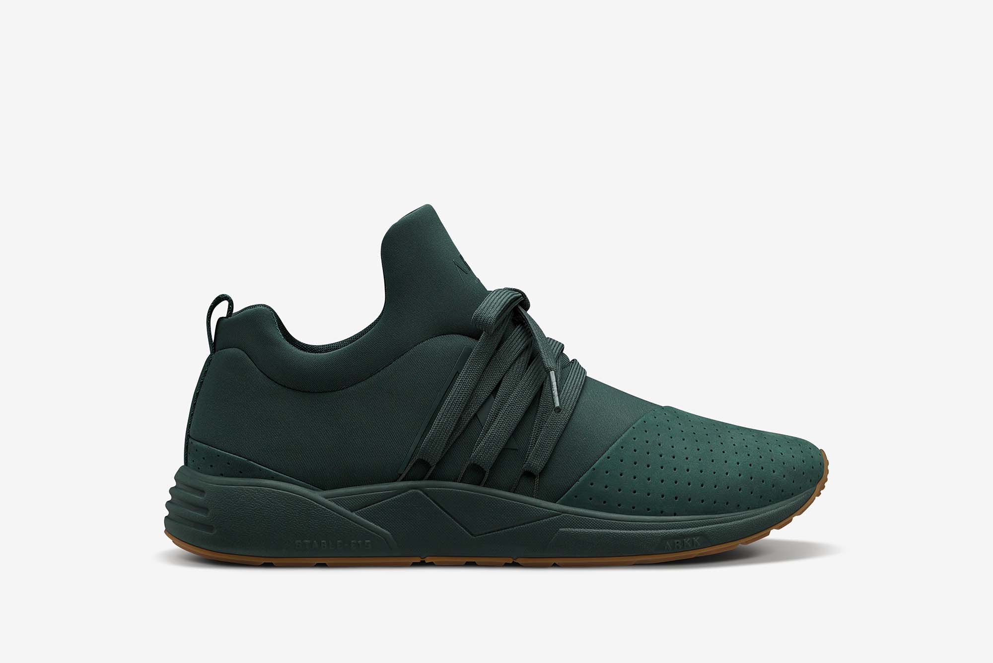 ARKK Collection Raven Nubuck S-E15 Pine Green Gum - Women Raven Pine Green