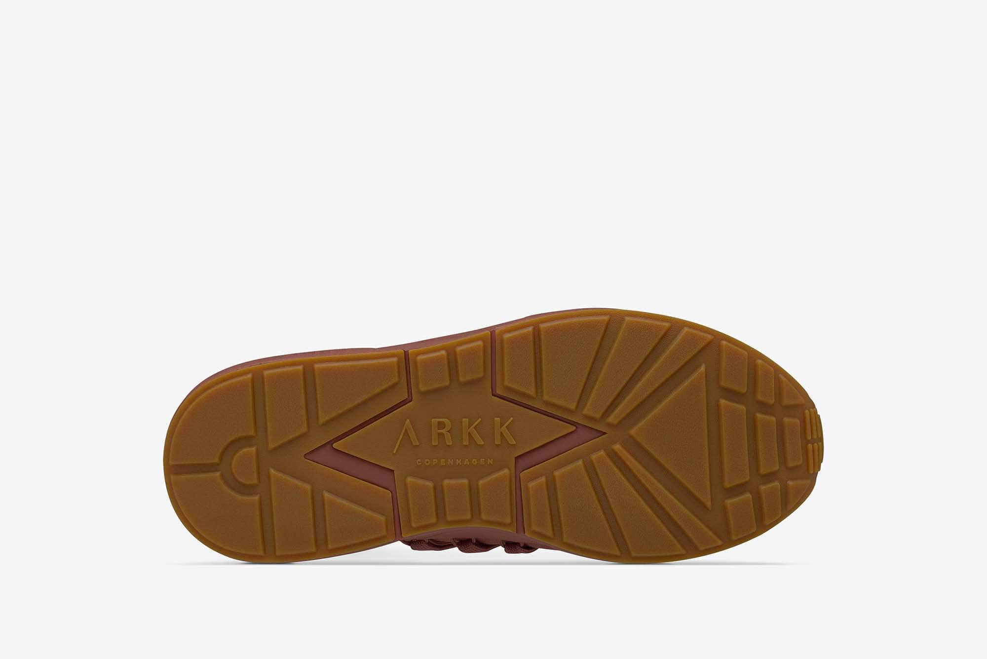 ARKK Collection Raven Nubuck S-E15 Reddish Brown Gum - Men Raven Reddish Brown Gum